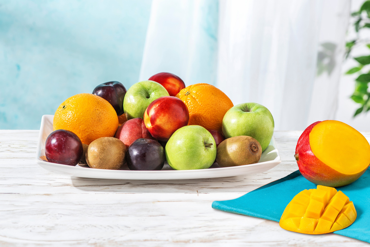 Sommerlicher Obstkorb