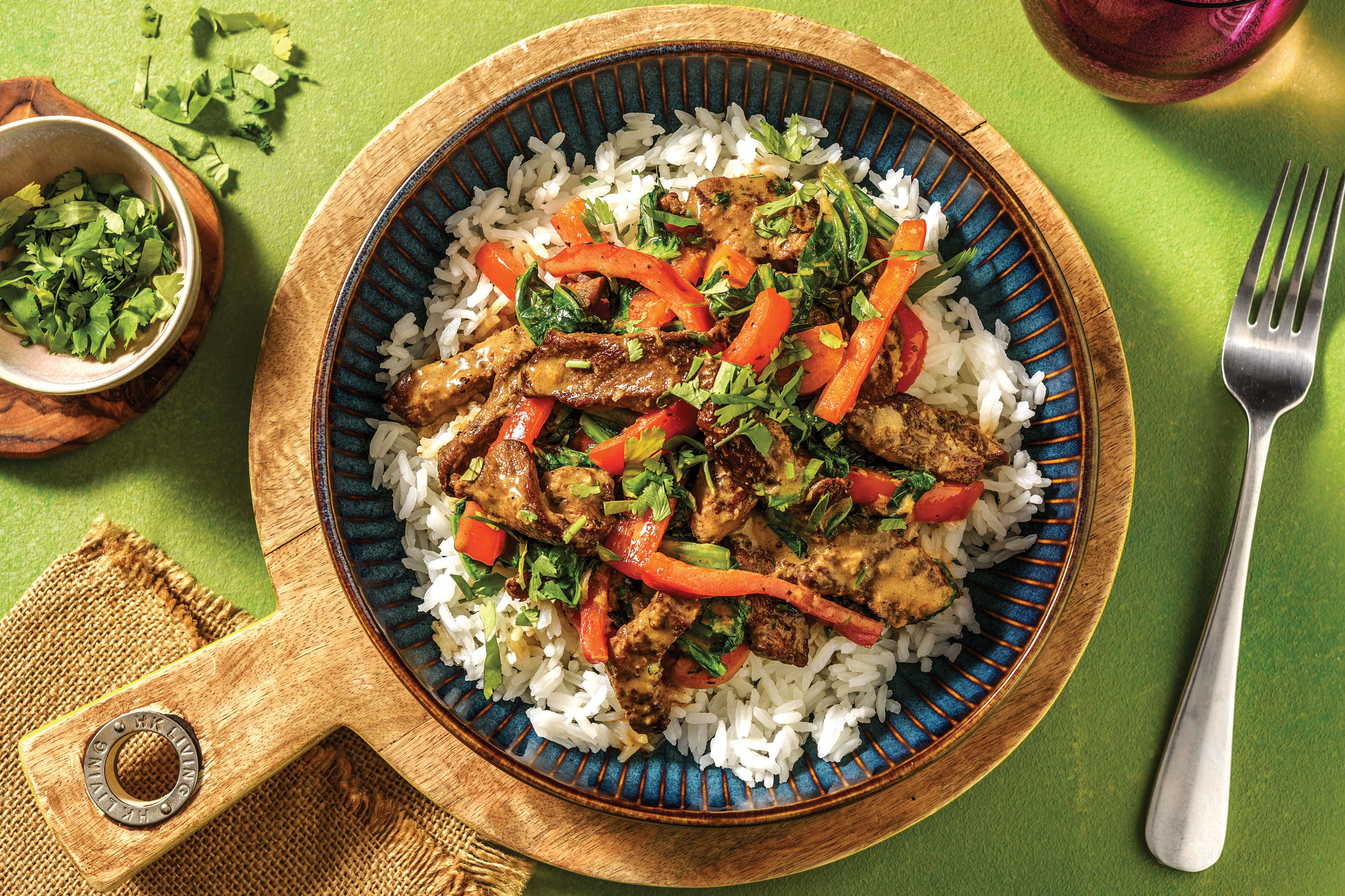 Southeast Asian Coconut Beef Stir-Fry