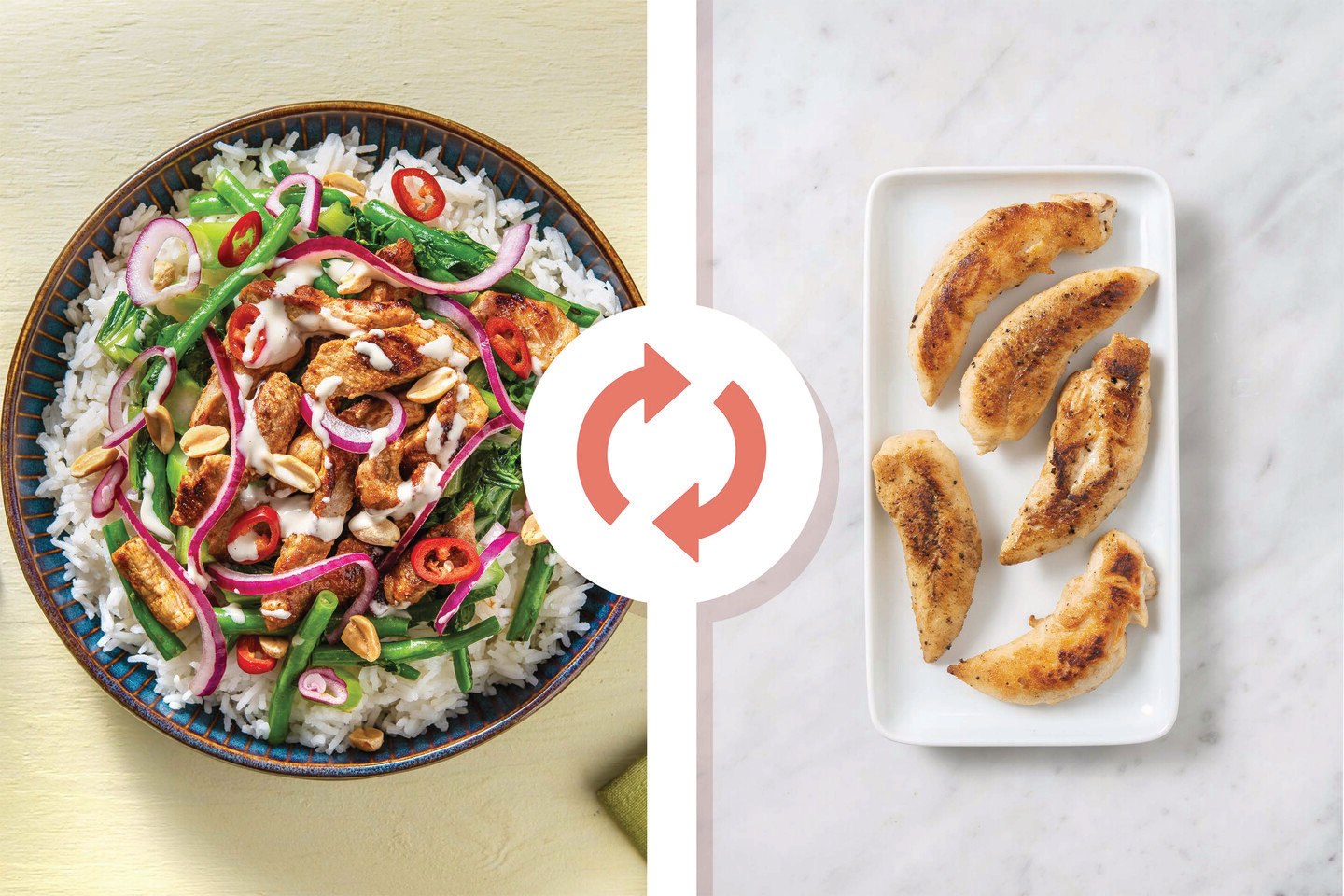 Southeast Asian Chicken Rice Bowl