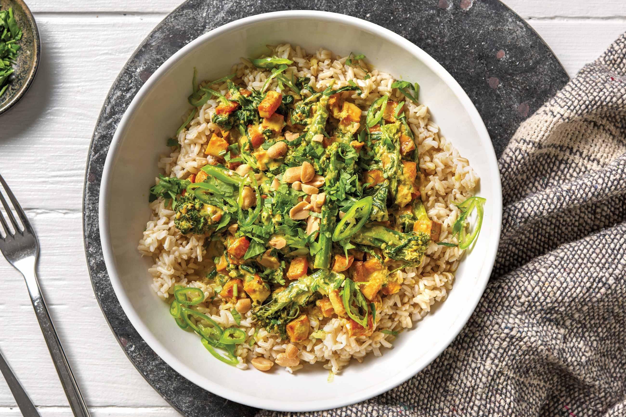 Southeast Asian Roast Veggie Curry