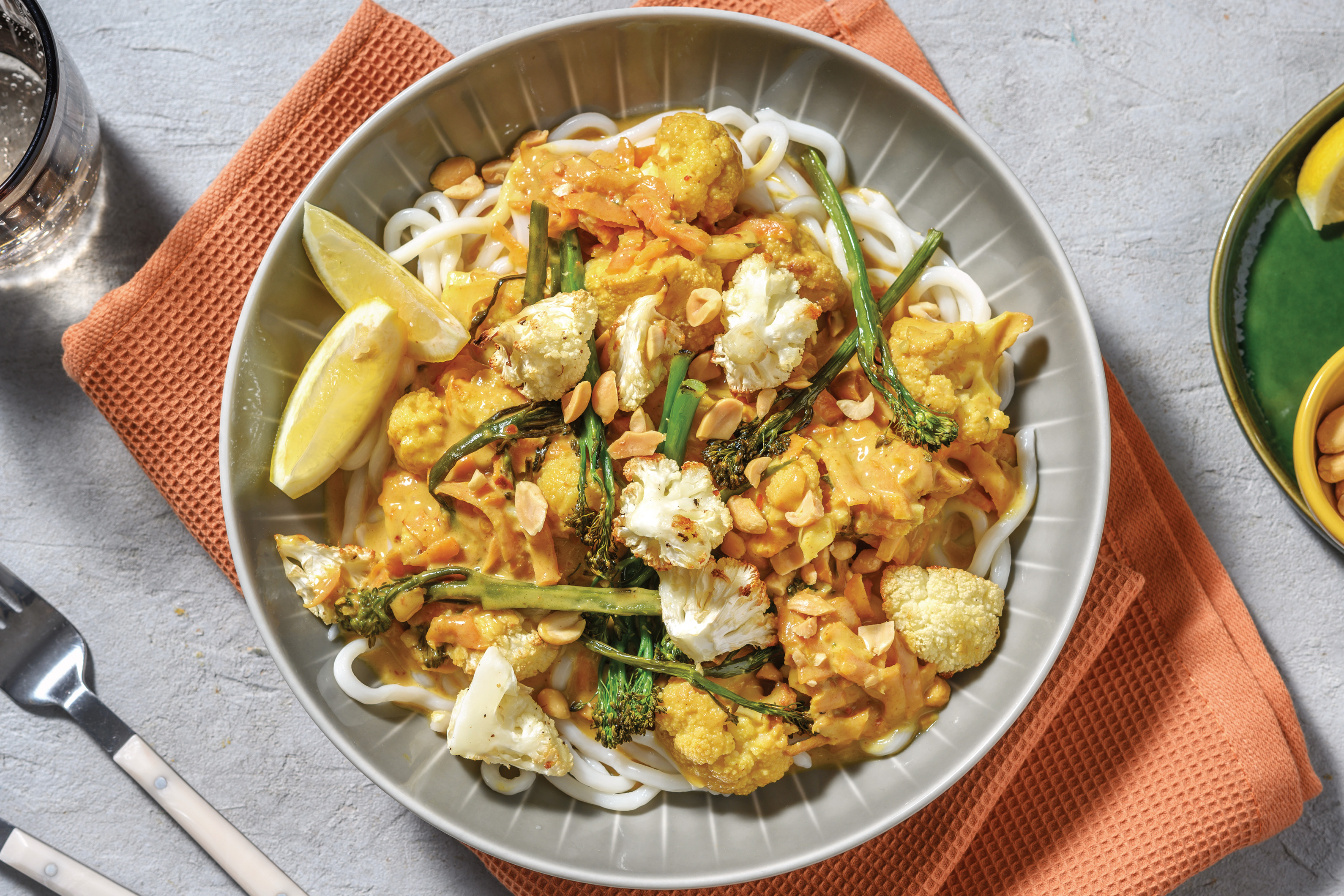 Southeast Asian Veggie & Peanut Laksa