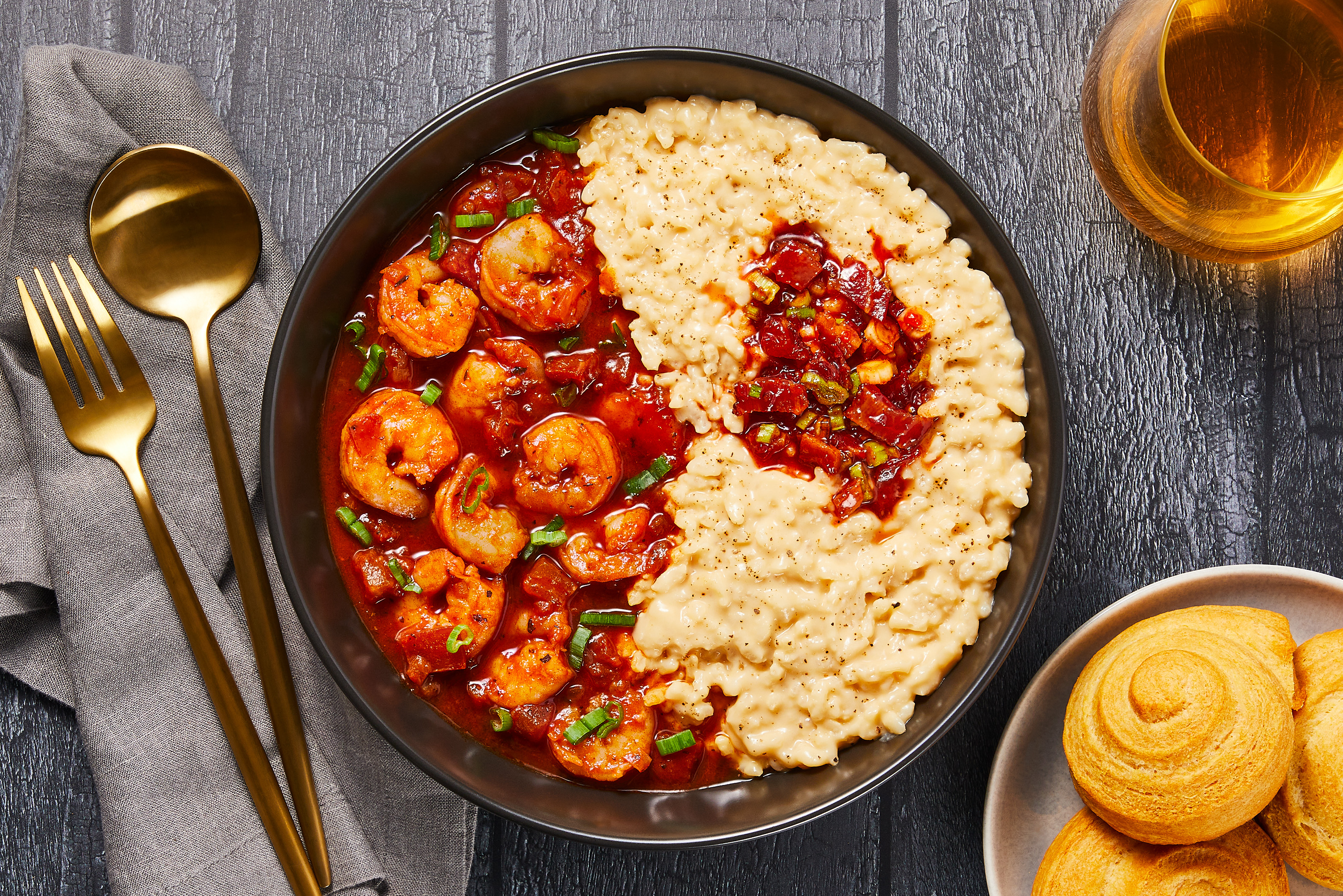 Southern-Style Shrimp & Cheesy Rice