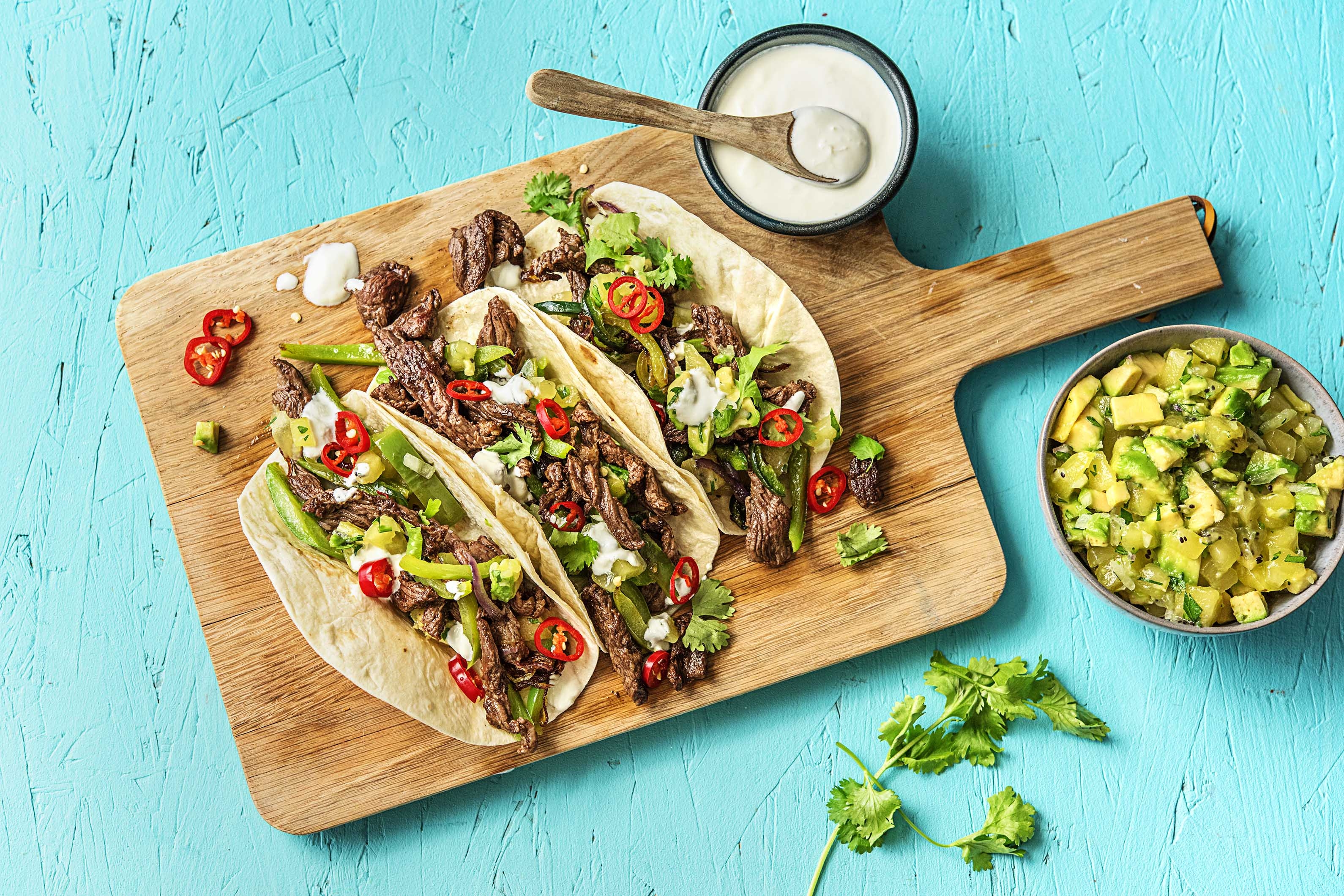 Southwestern Steak Tacos