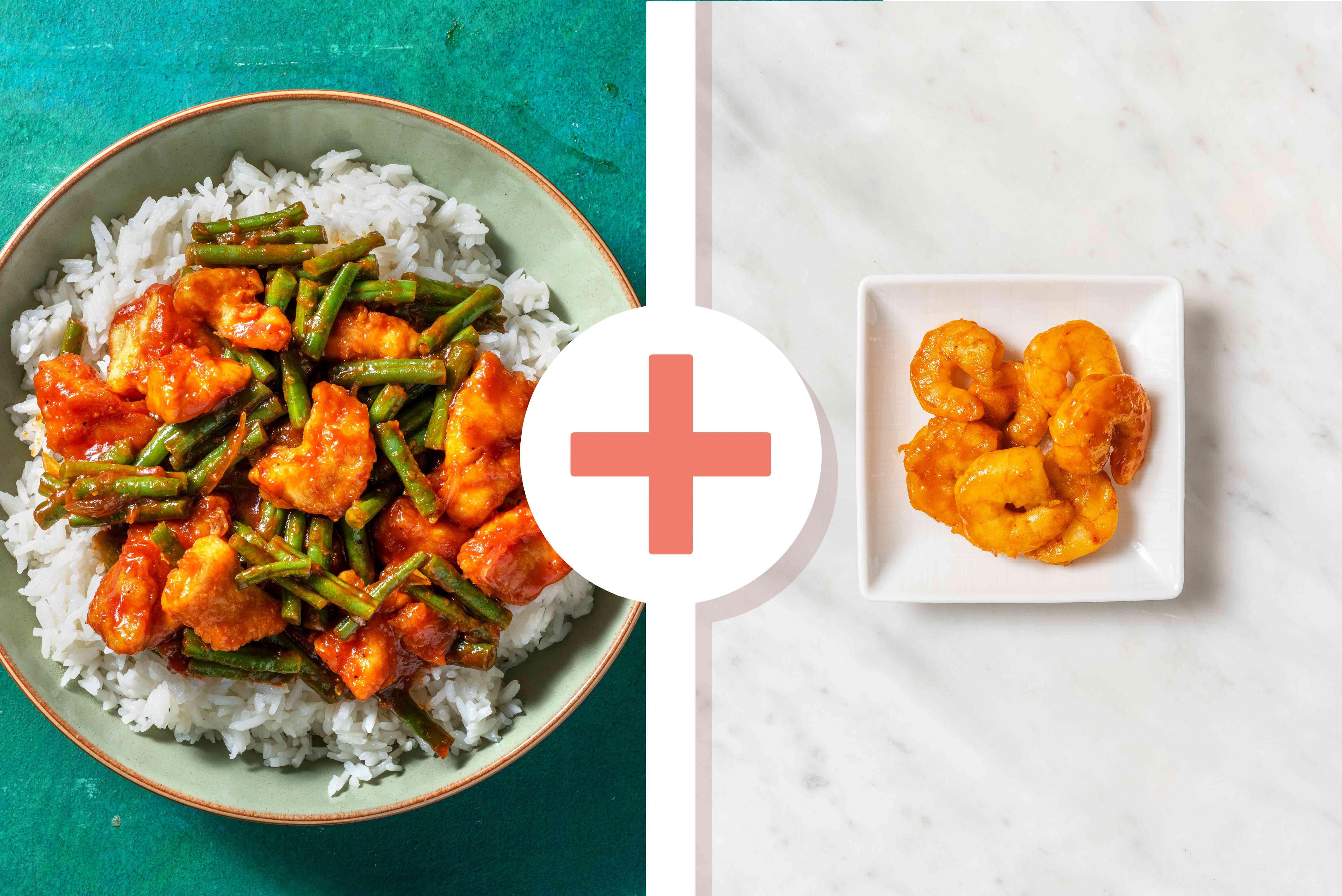 Soy and Honey Chicken Prawn Mix