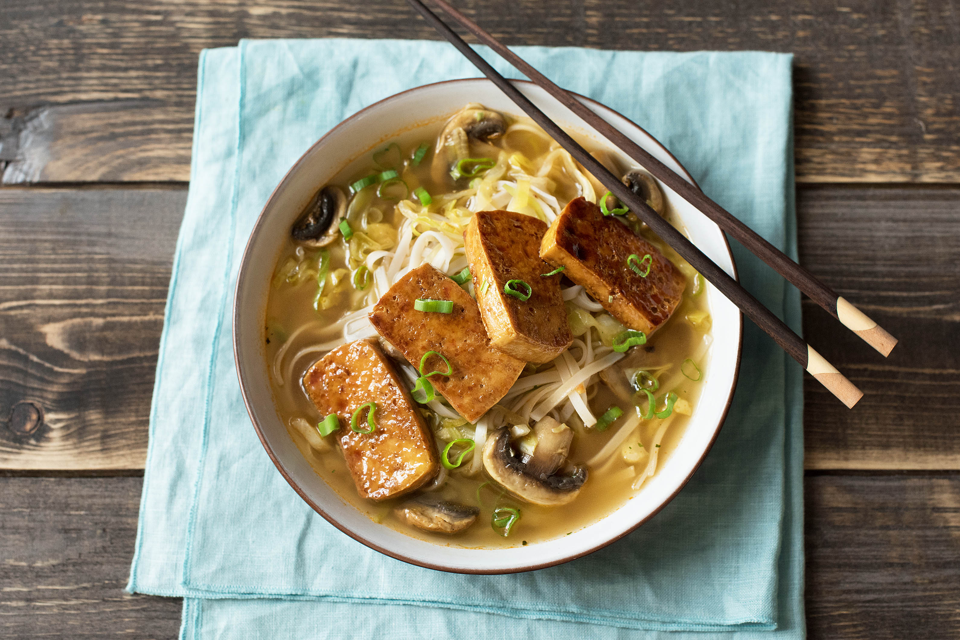 Soy and Honey Glazed Tofu