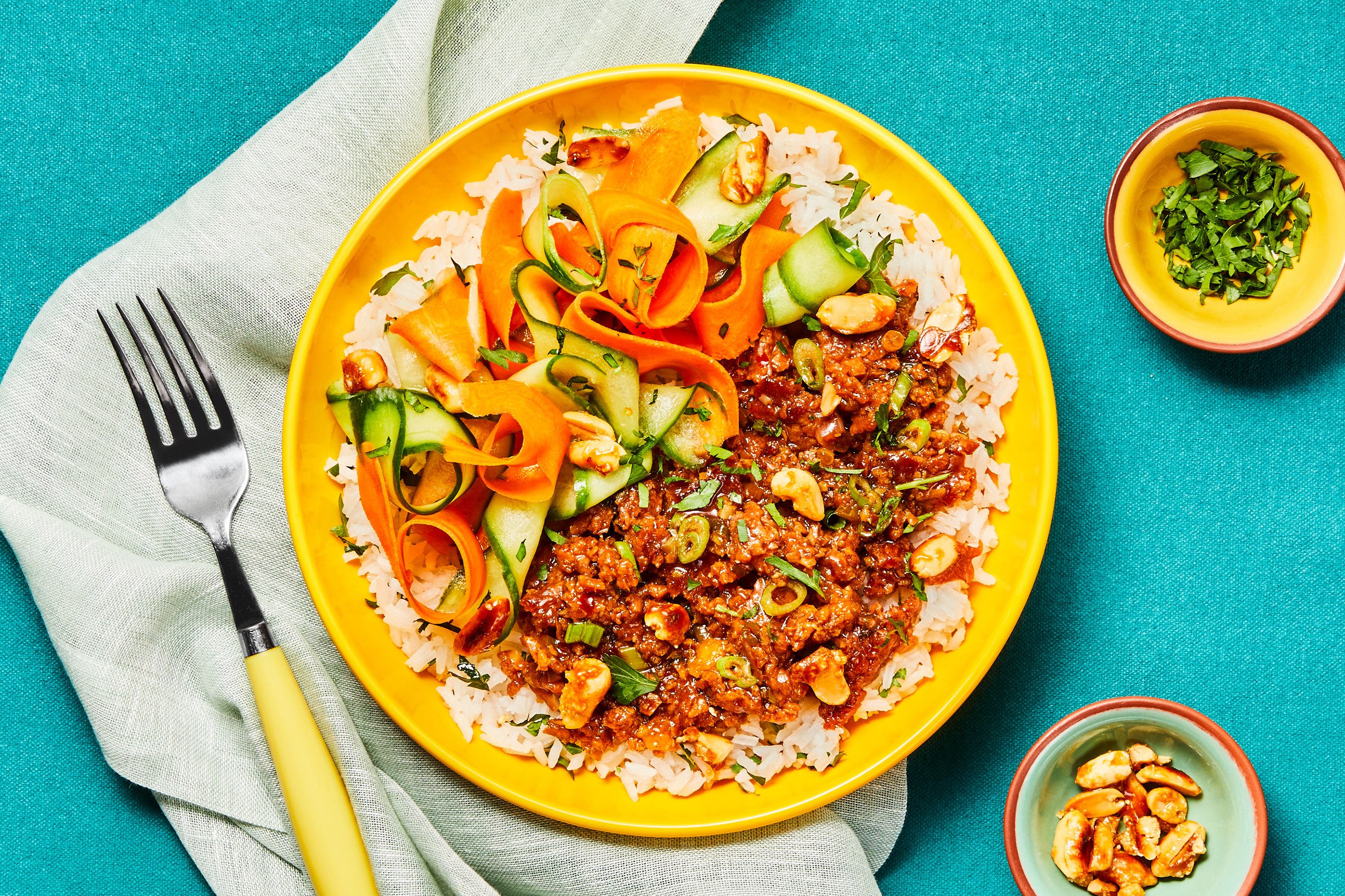 Soy Ginger Plant-Based Protein Bowls