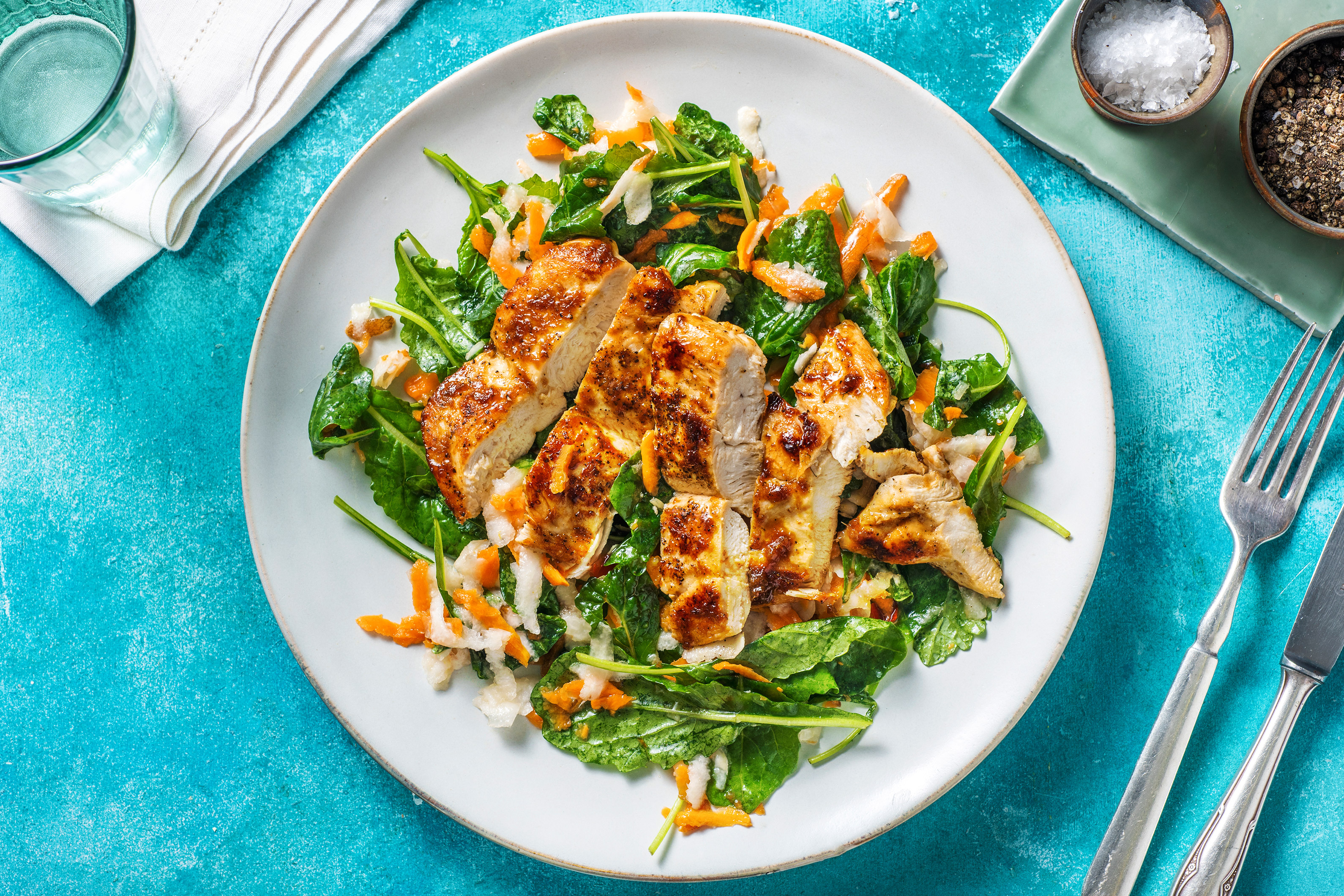 Soy-Hoisin, Lime and Sesame Chicken