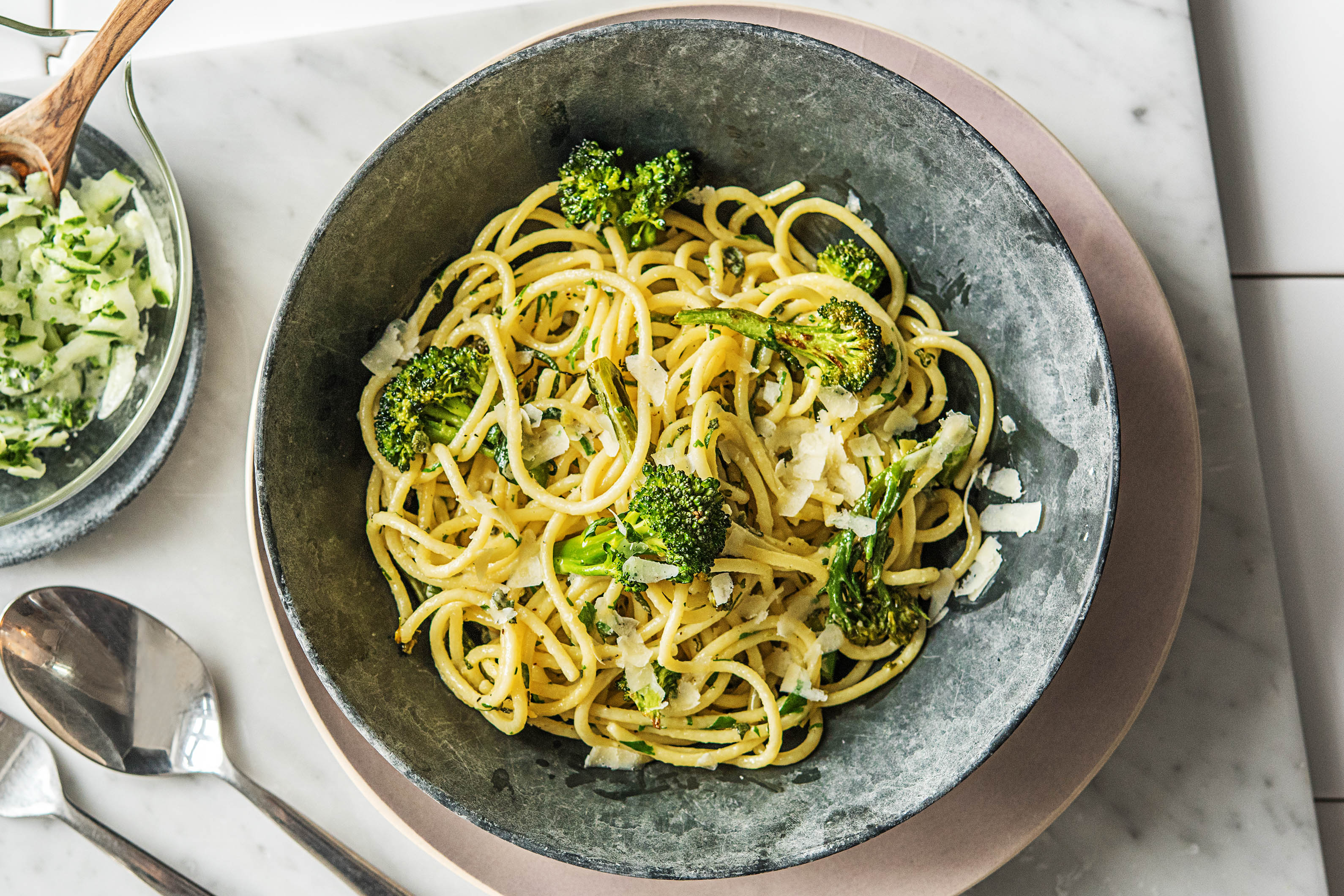 Zitronen-Salbei-Spaghetti,