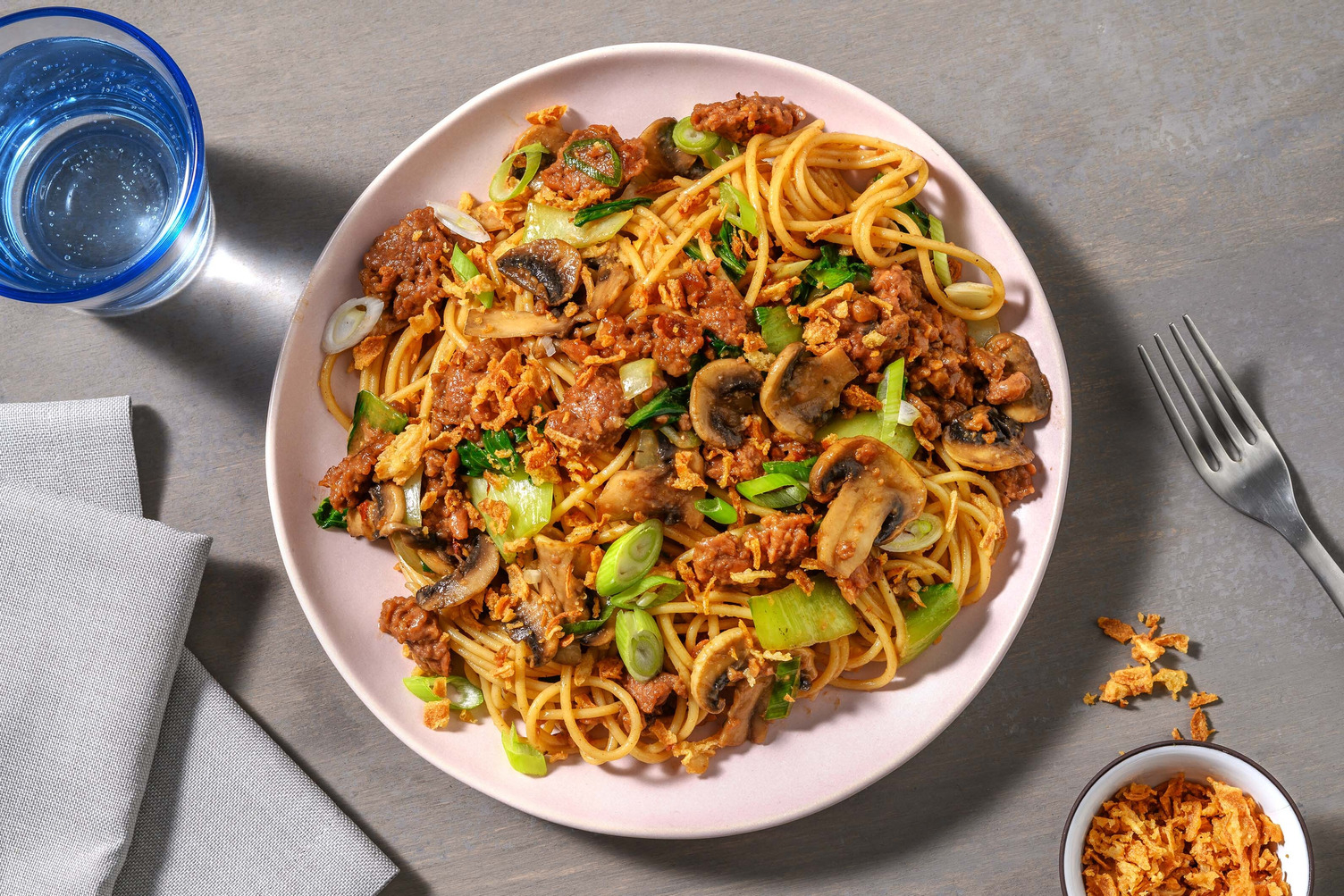 Veggie Dan Dan-Style Noodles