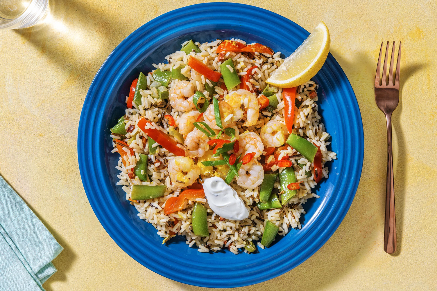 Spanischer Reis mit Chorizo und Garnelen