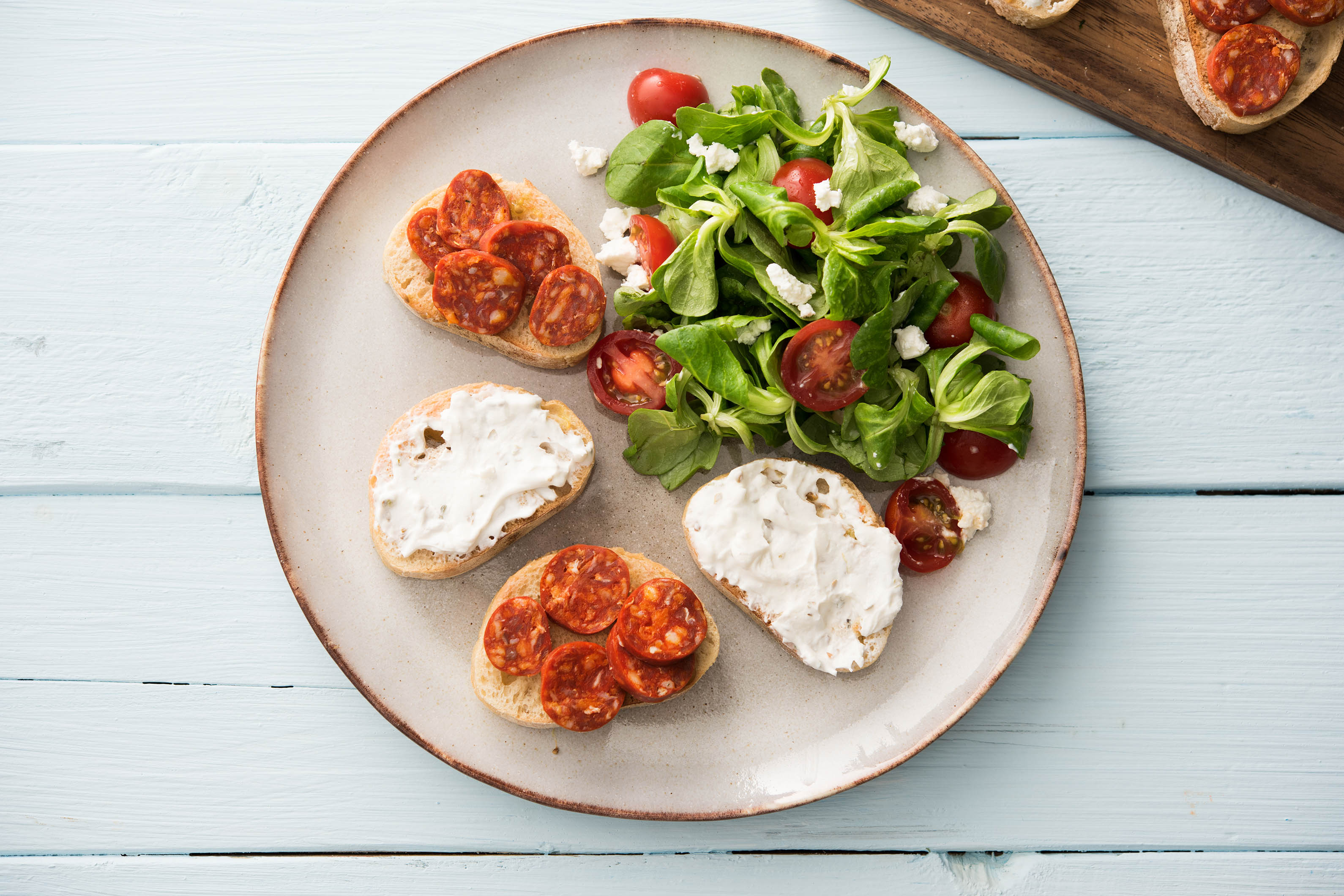Spanisches Tomaten-Brot mit Chorizo