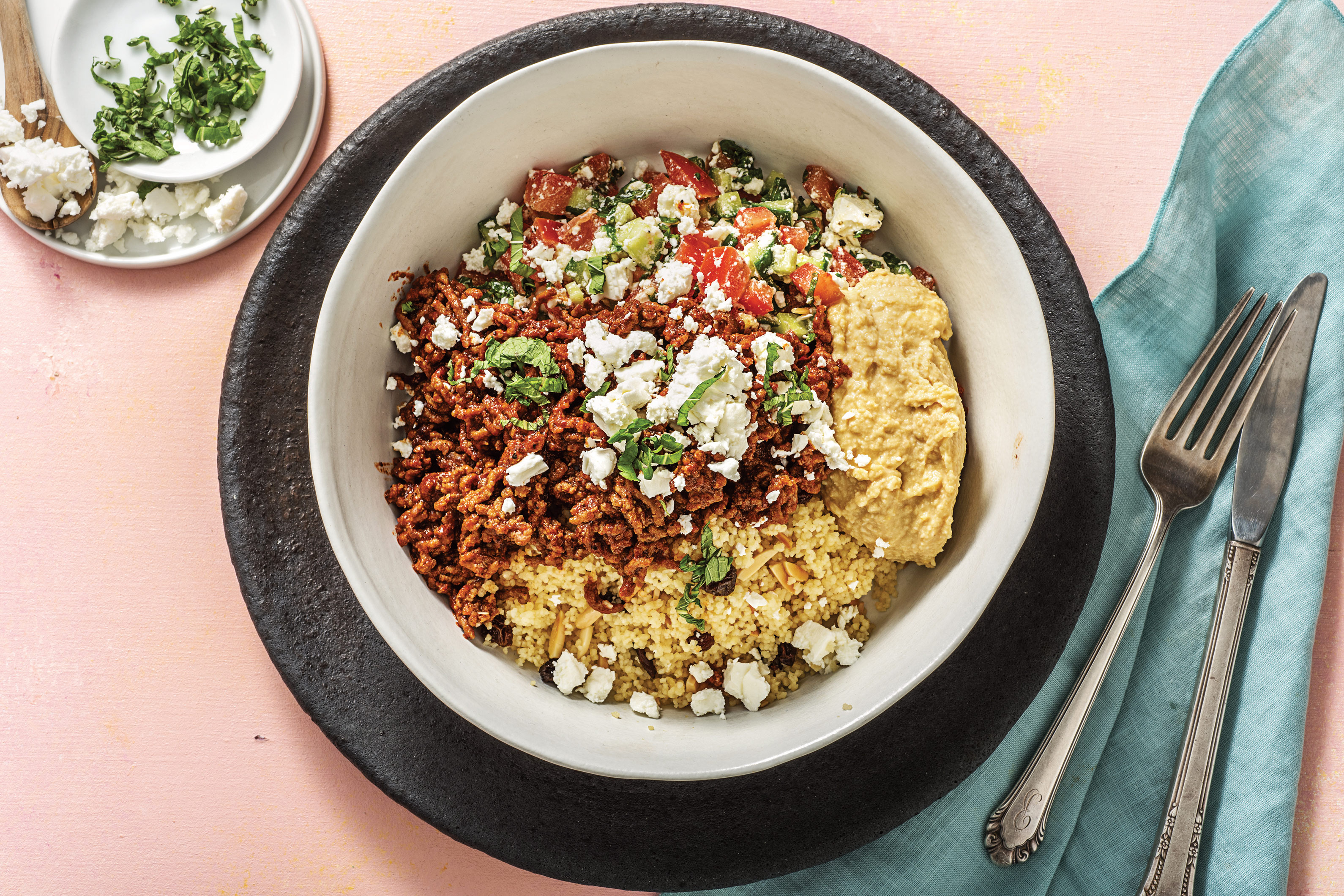 Moroccan Spiced Beef & Fetta