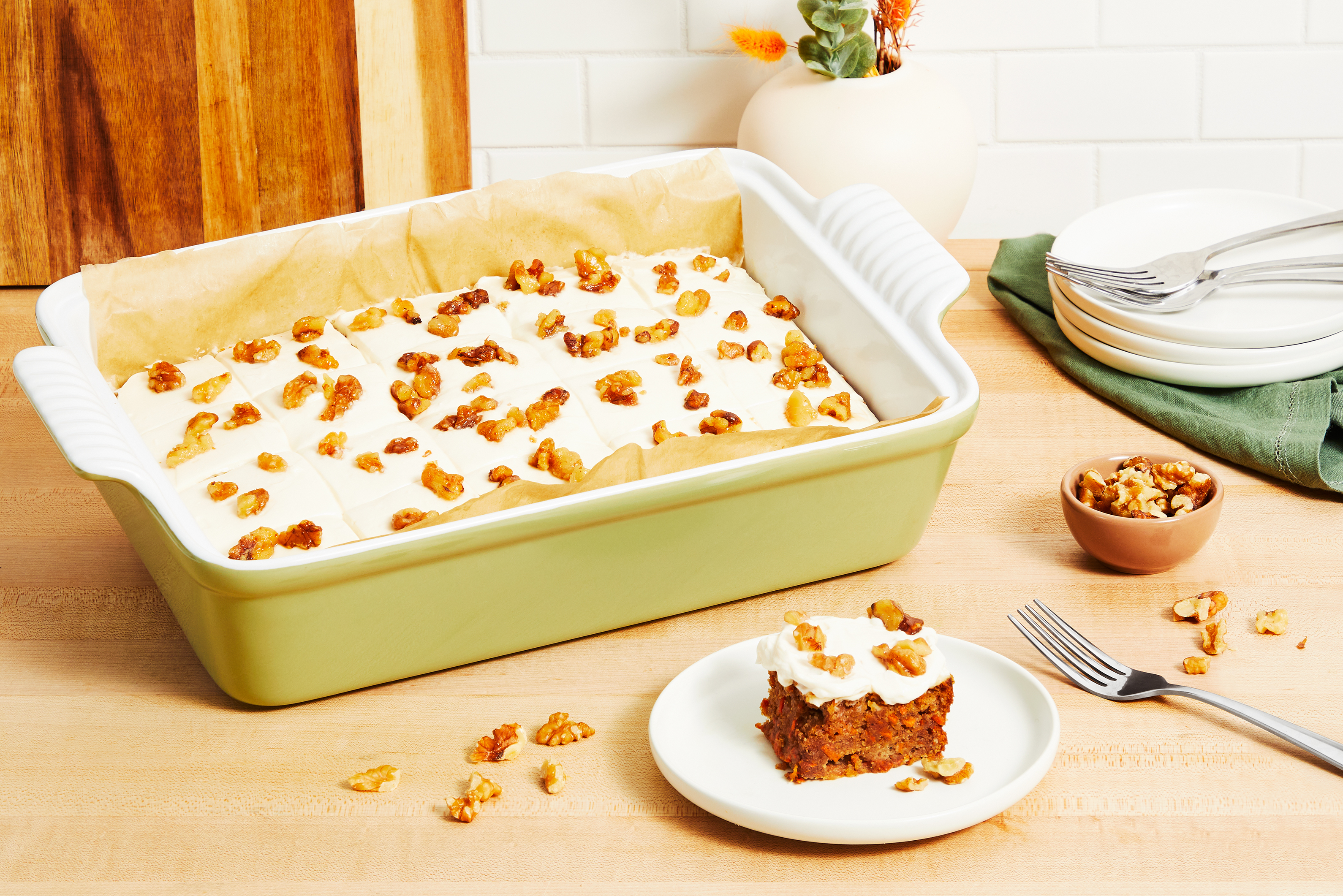 Spiced Carrot Snack Cake