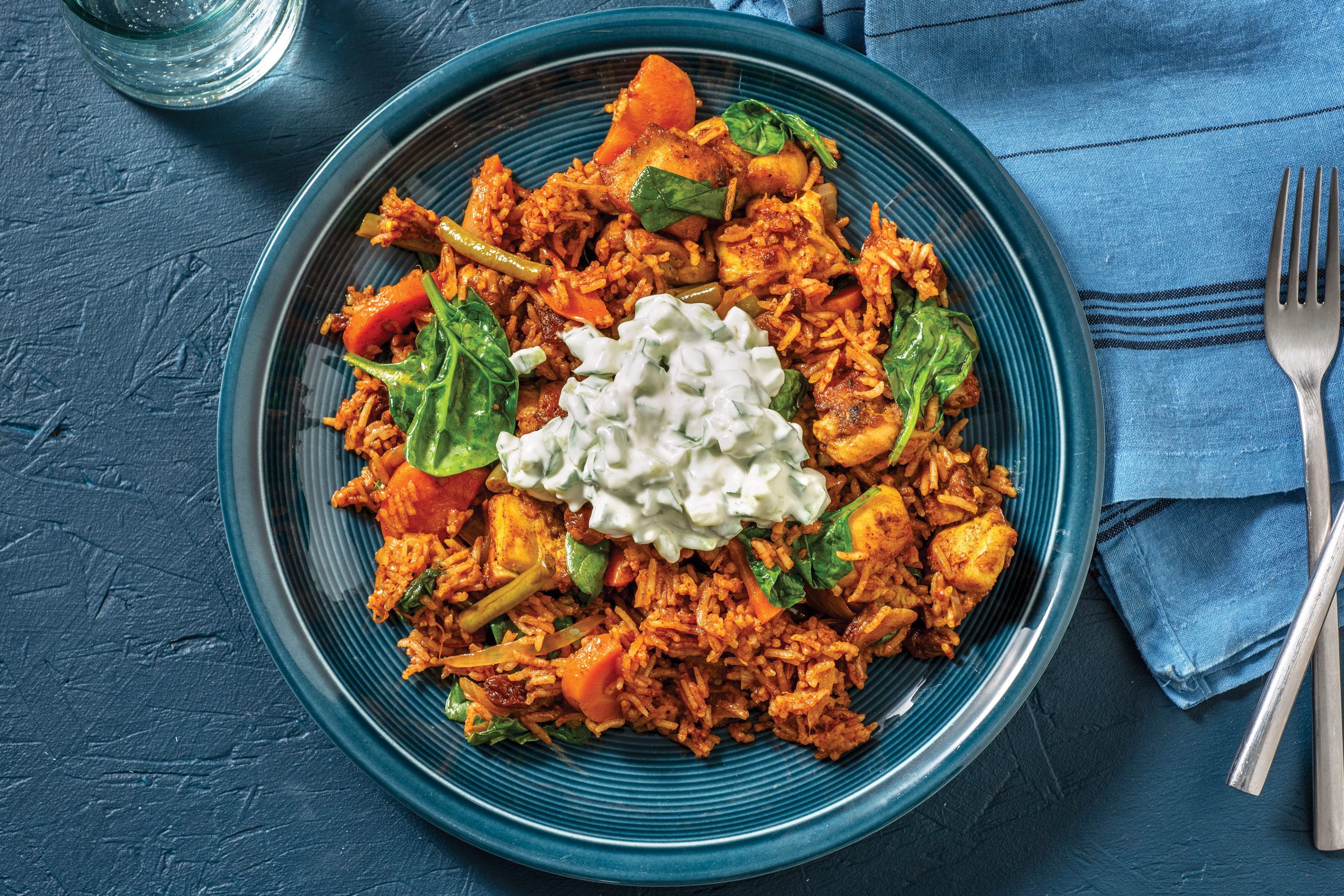 Spiced Chicken Biryani