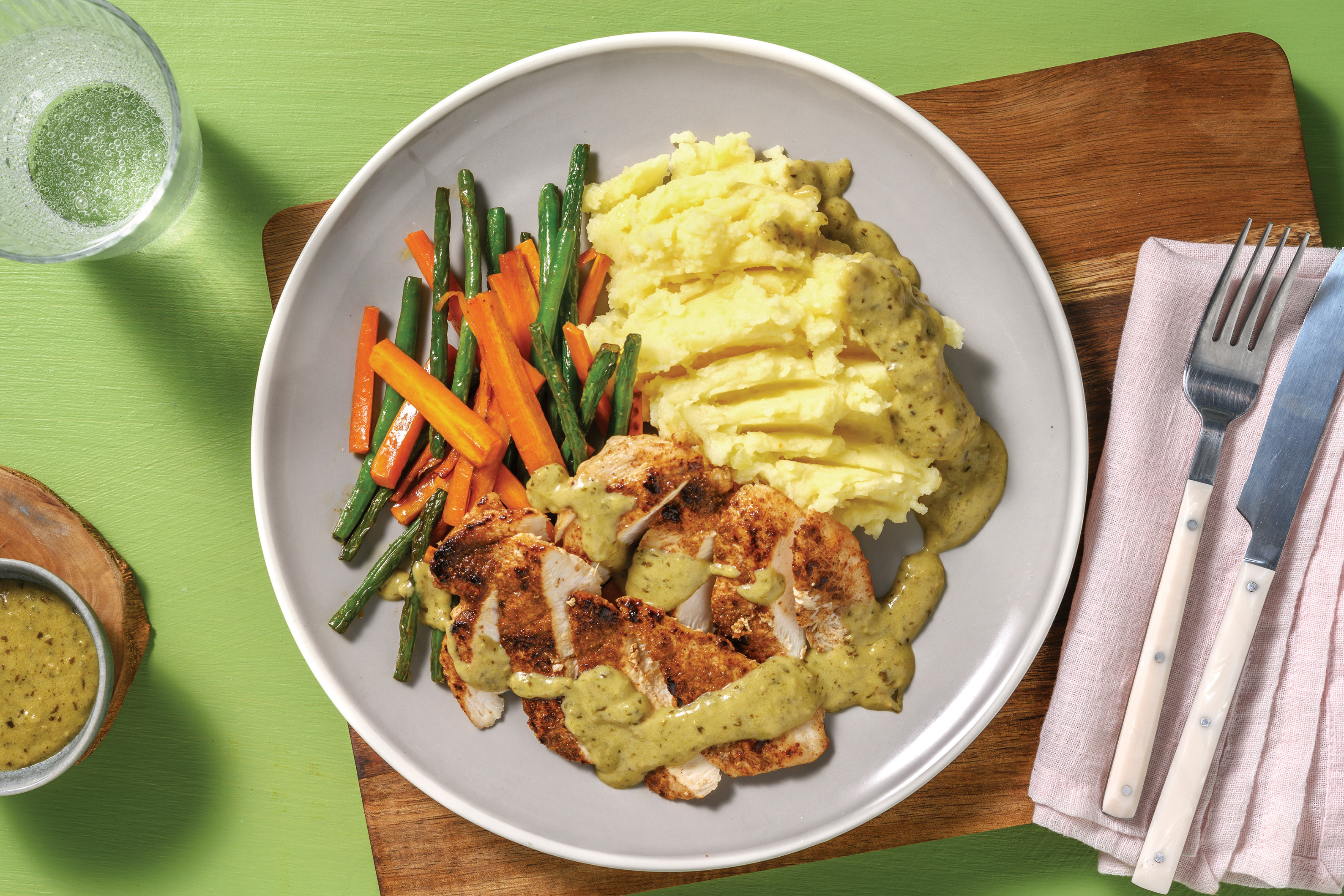 Aussie Chicken & Parmesan Mash