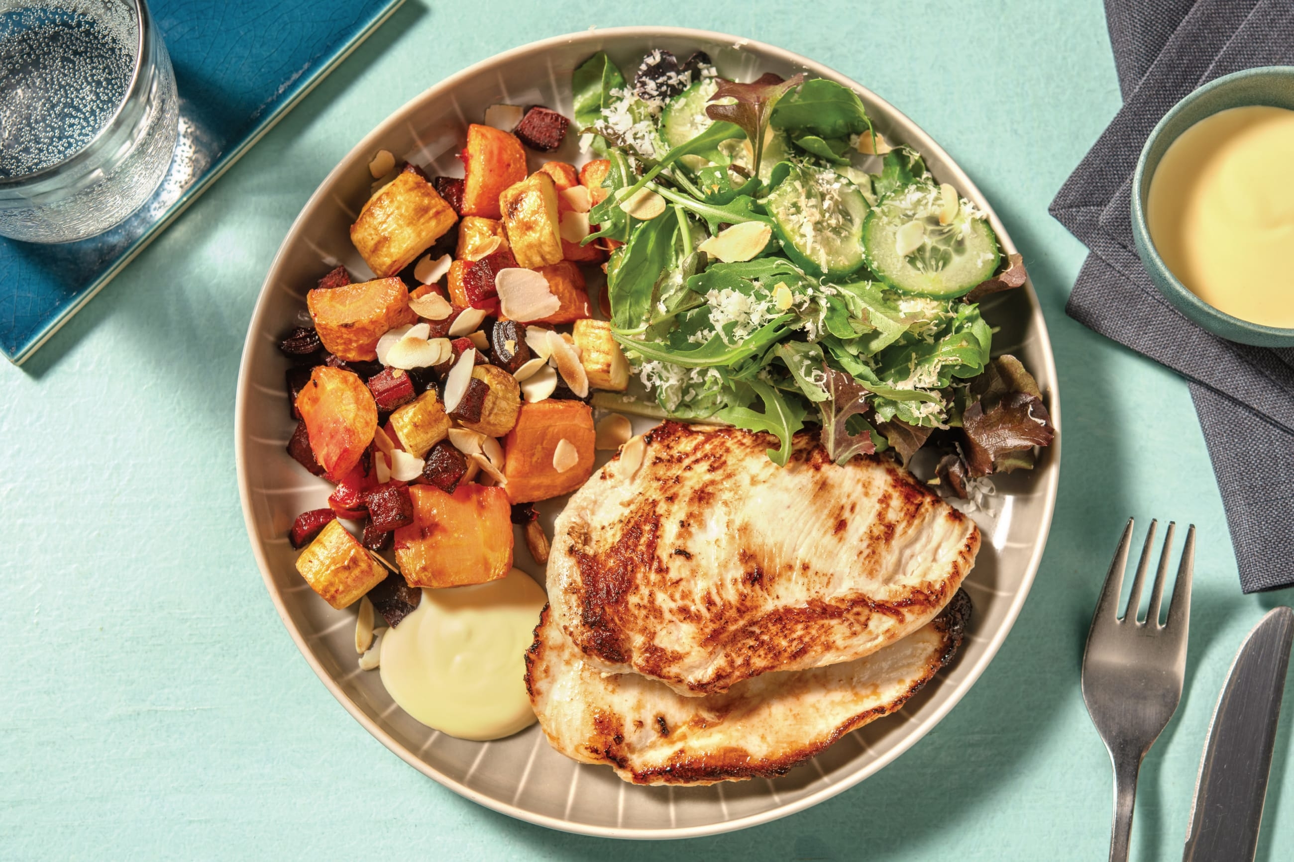 Rustic Chicken & Rainbow Veggie Chunks