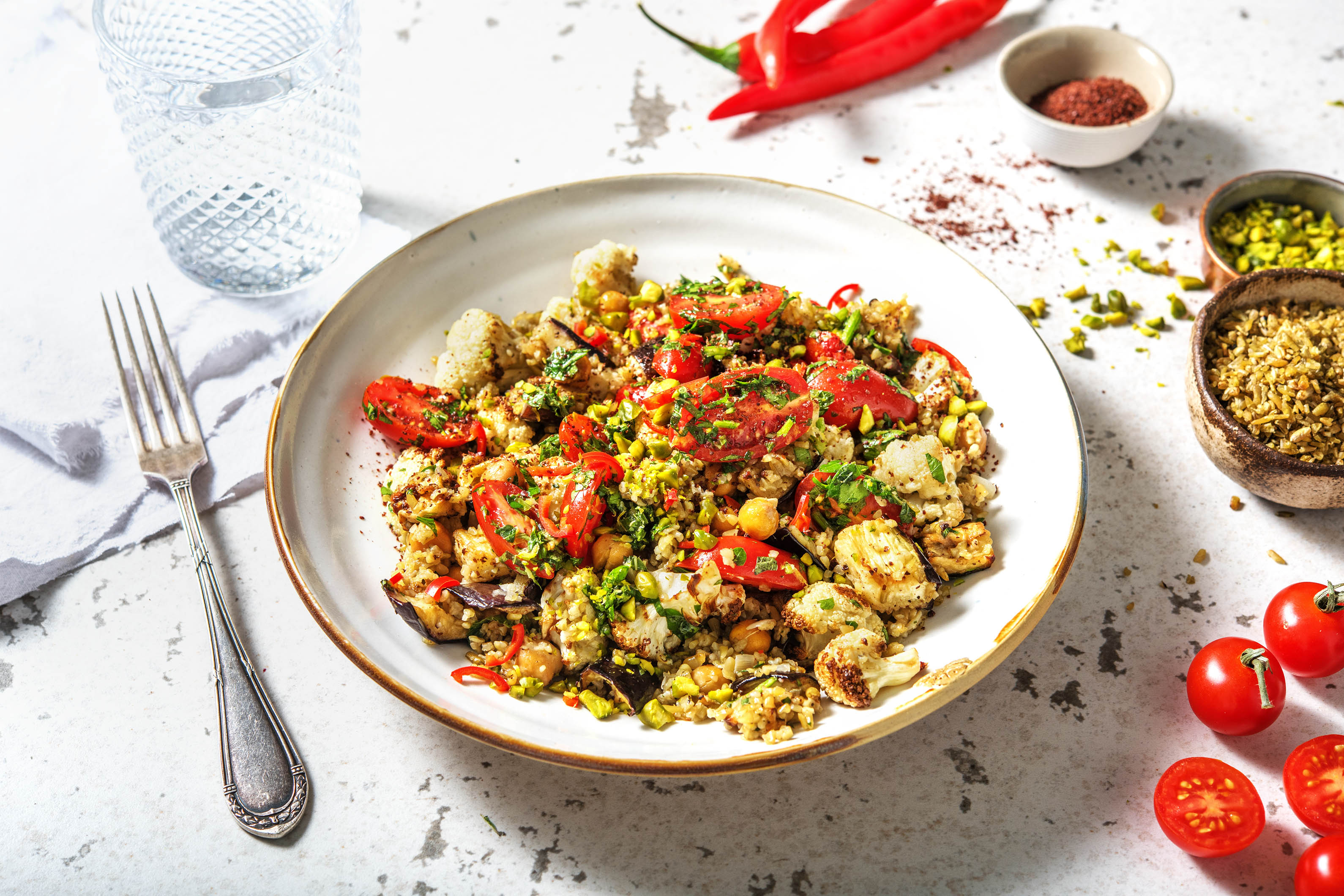 Spiced Freekah Pilaf