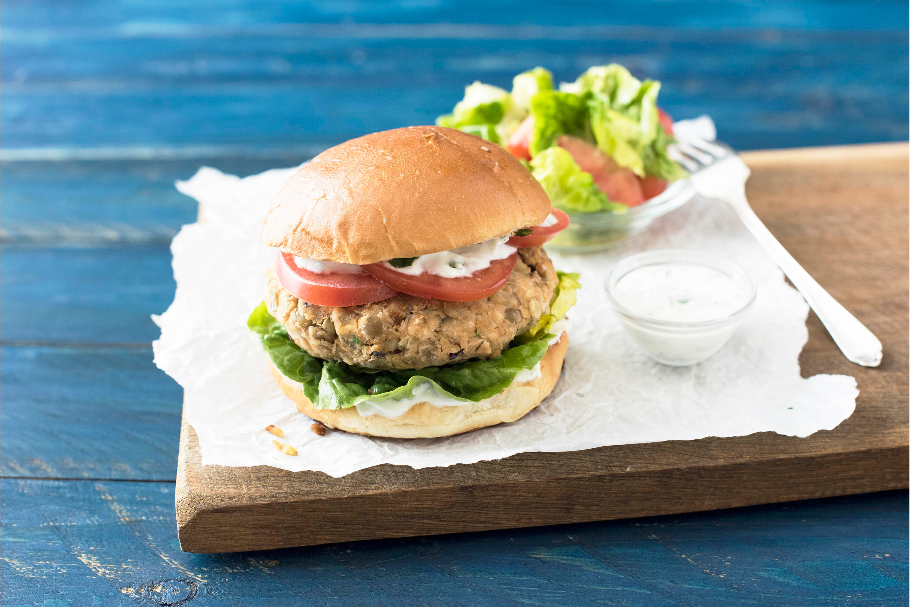 Spiced Lentil Burger