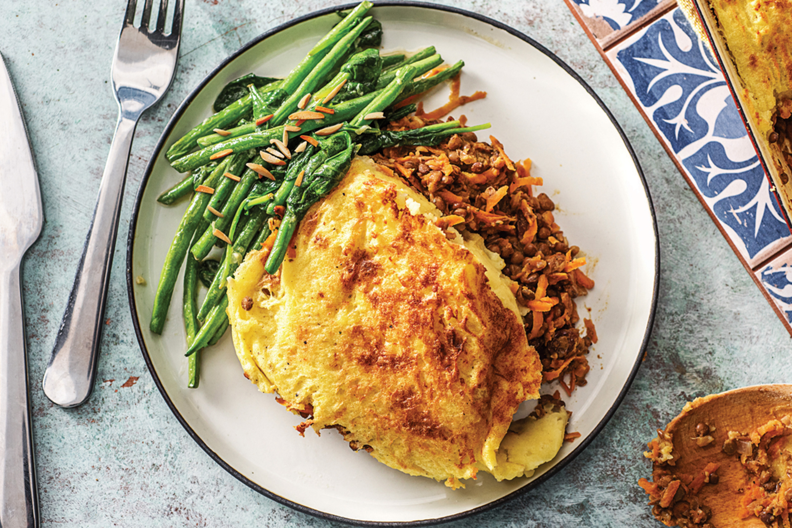 Spiced Lentil Cottage Pie
