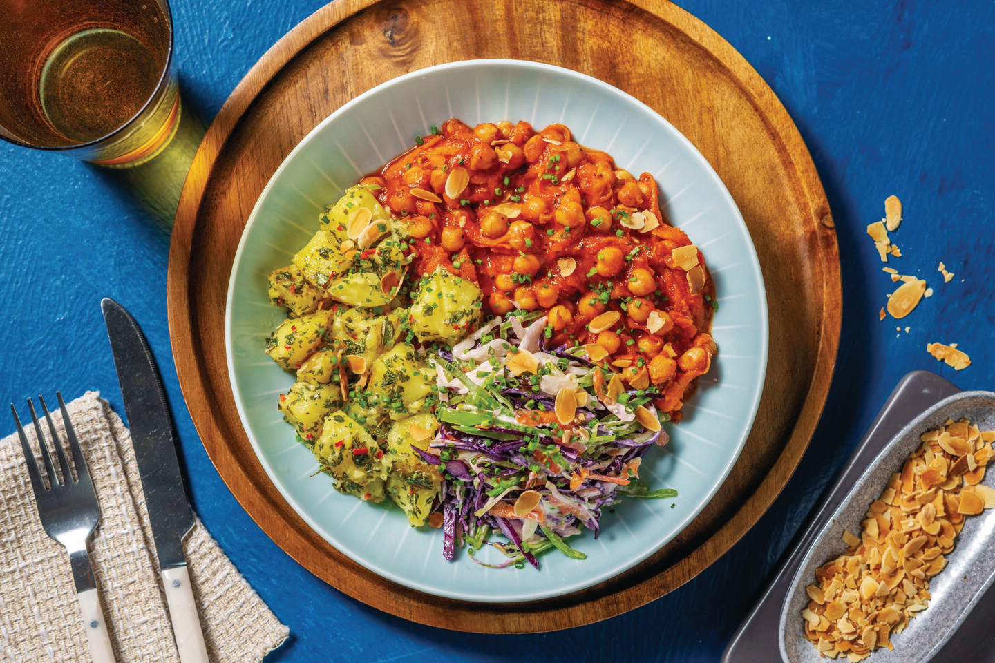 Spiced Tomato Chickpea Bowl