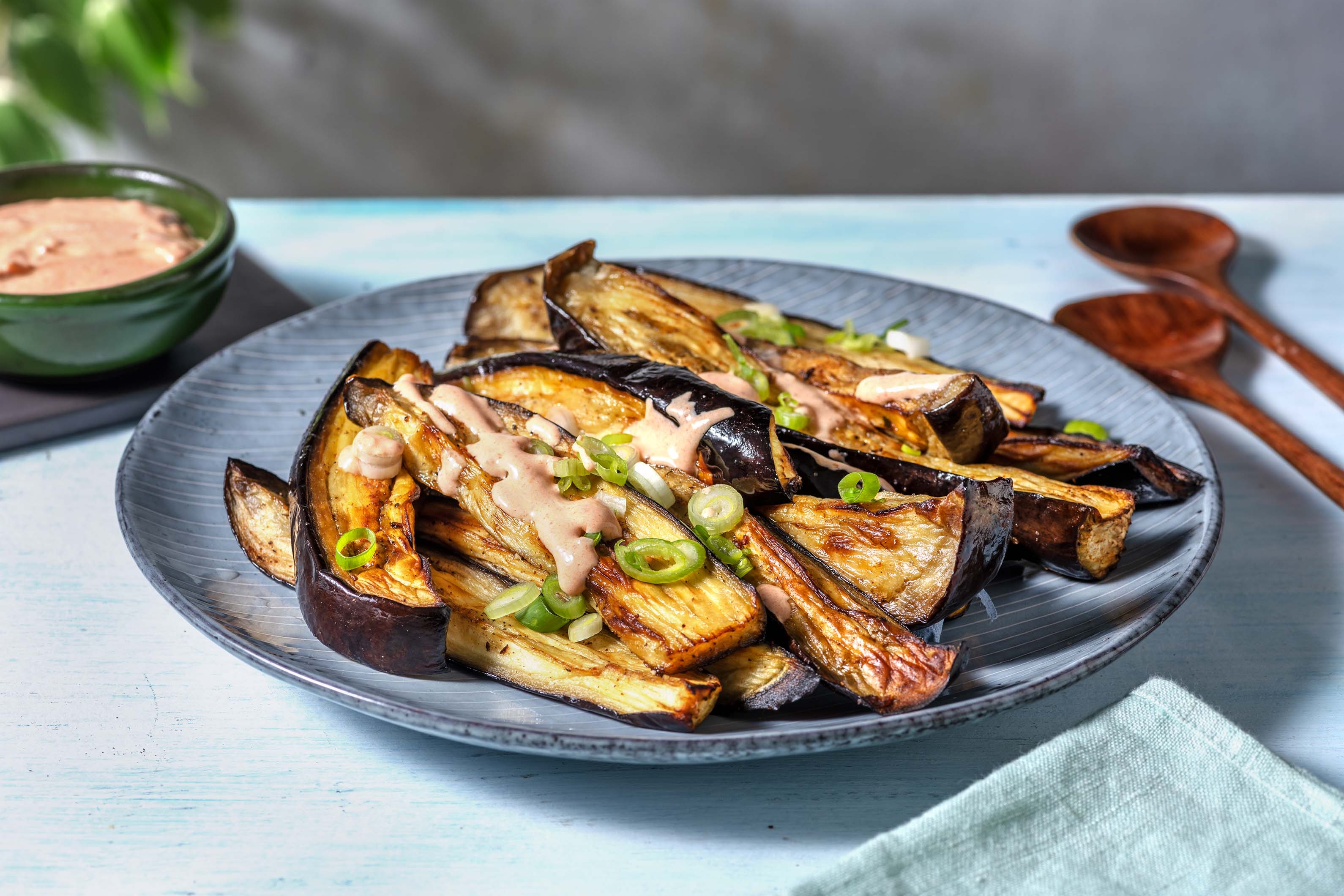 Spicy Baharat Roasted Aubergine