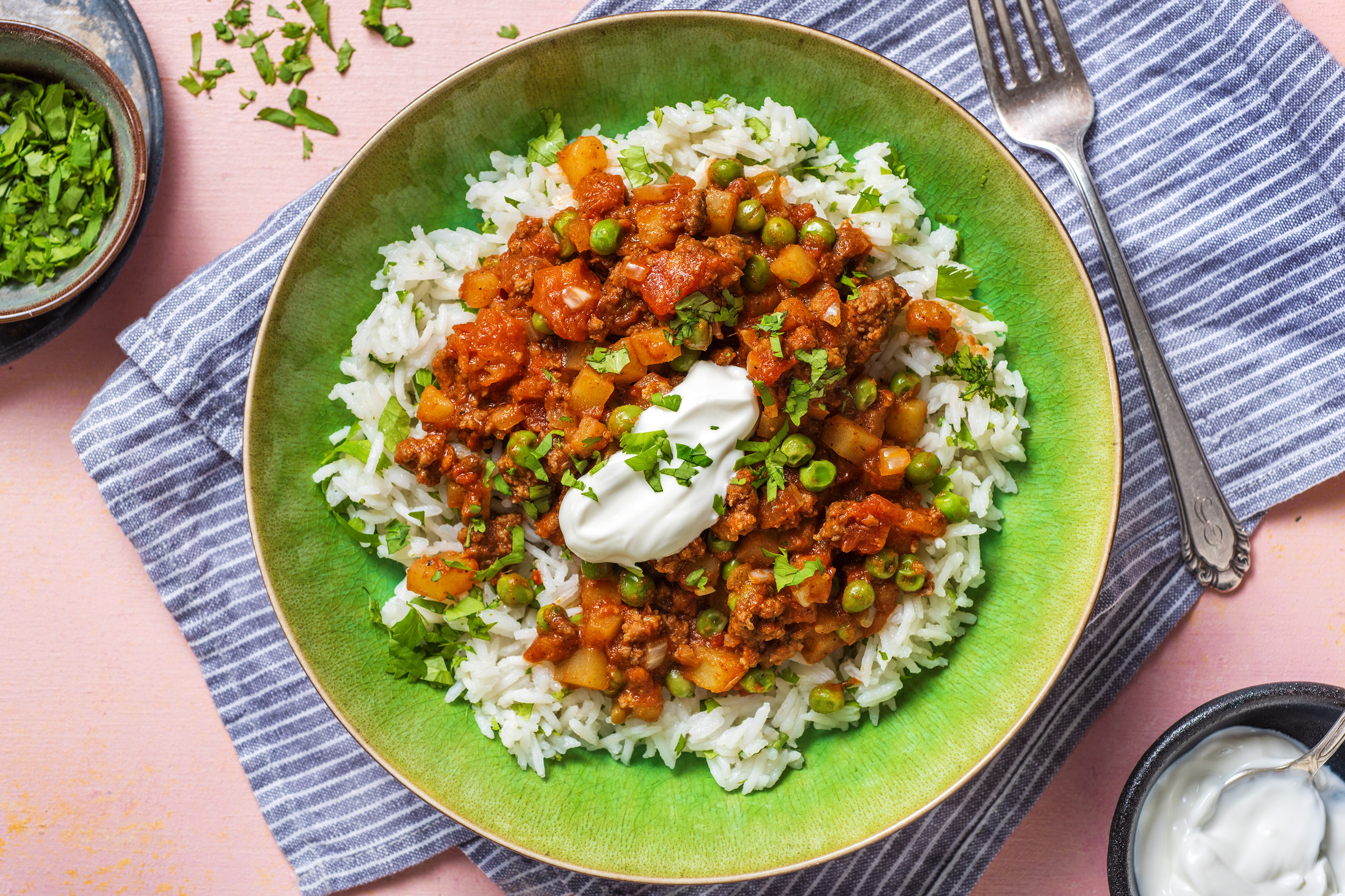 Keema Aloo épicé