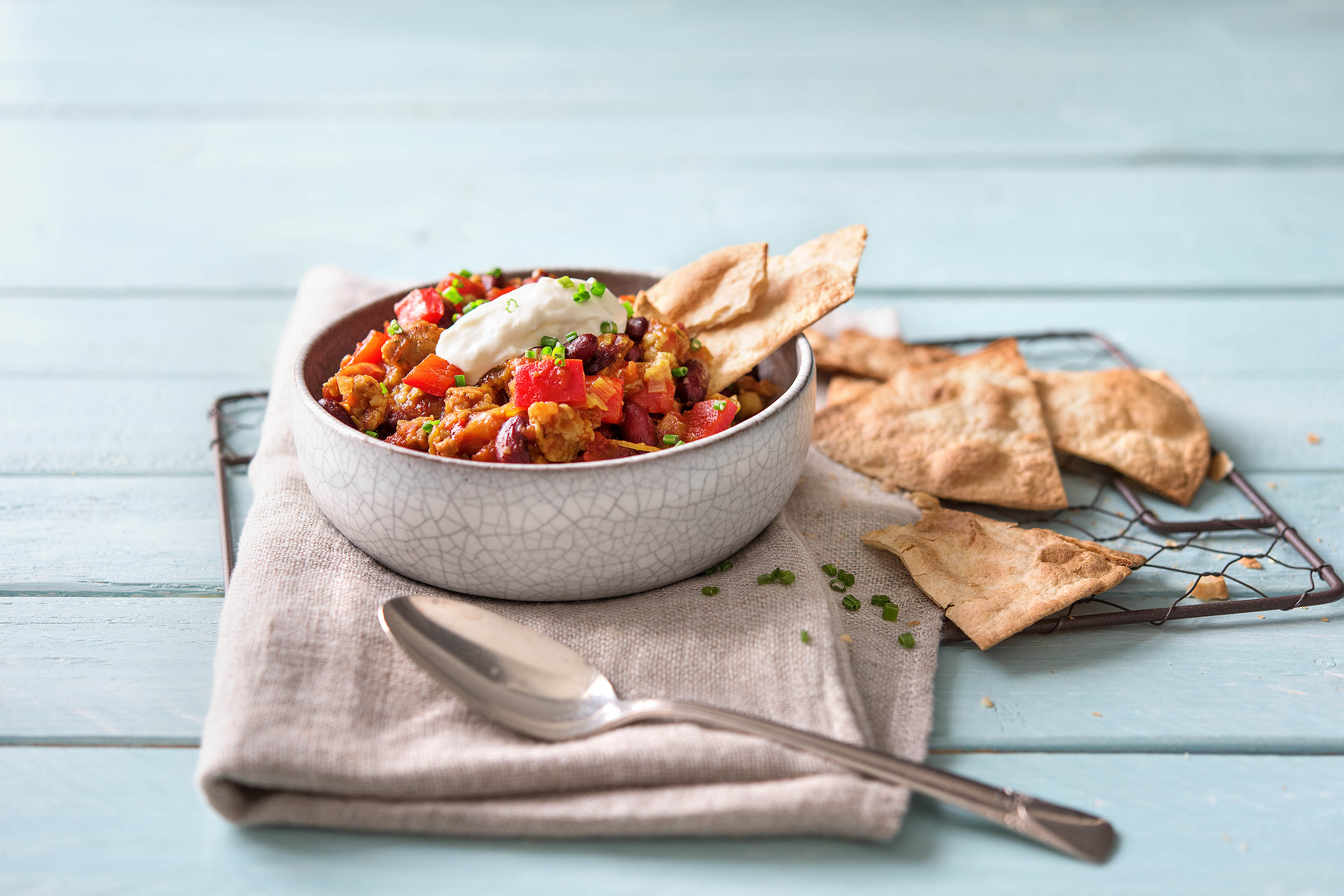 Spicy Sausage Chilli.