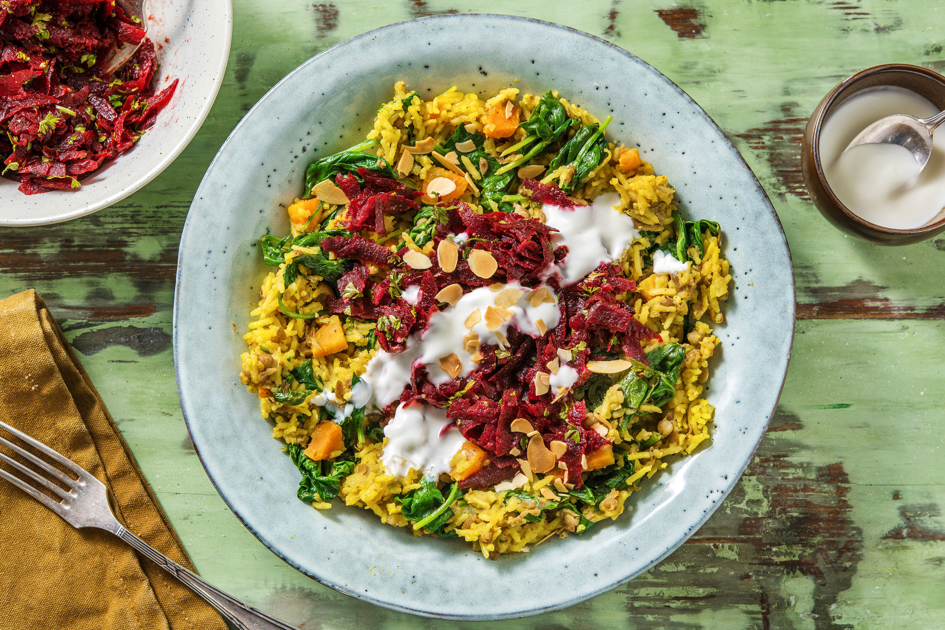 Spicy Veggie & Lentil Pilaf