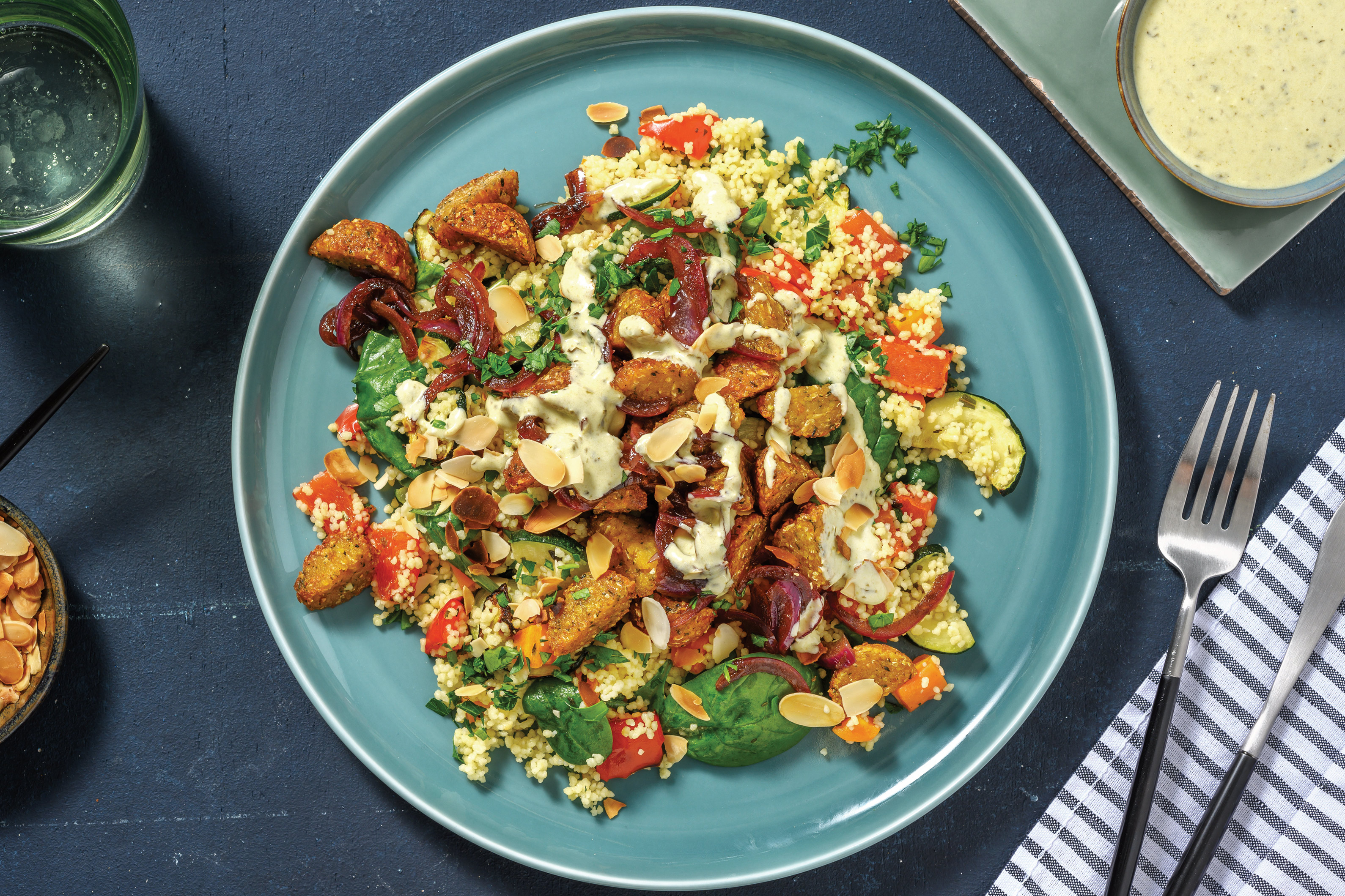 Falafel & Roast Veggie Couscous