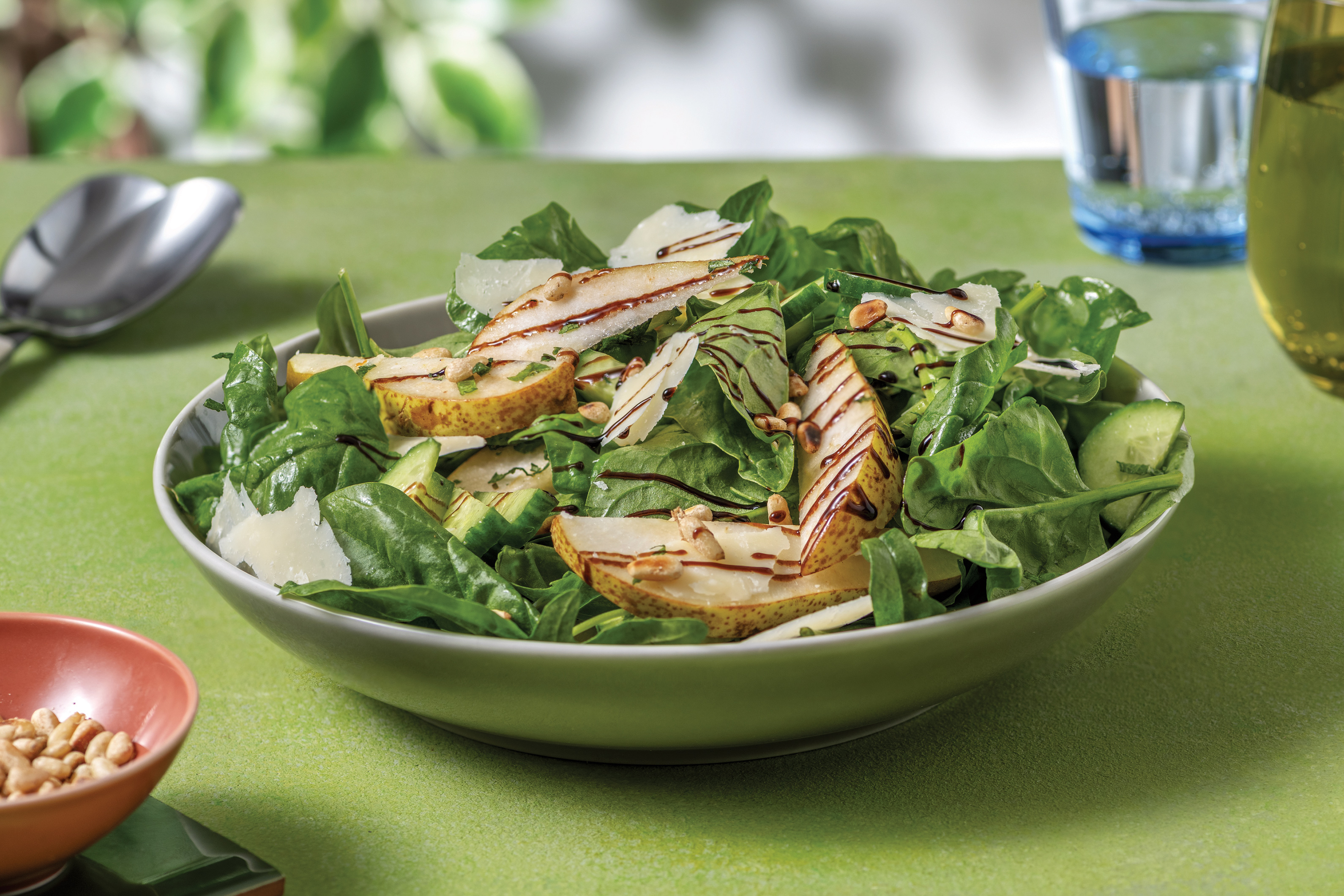 Spinach, Rocket & Pear Salad