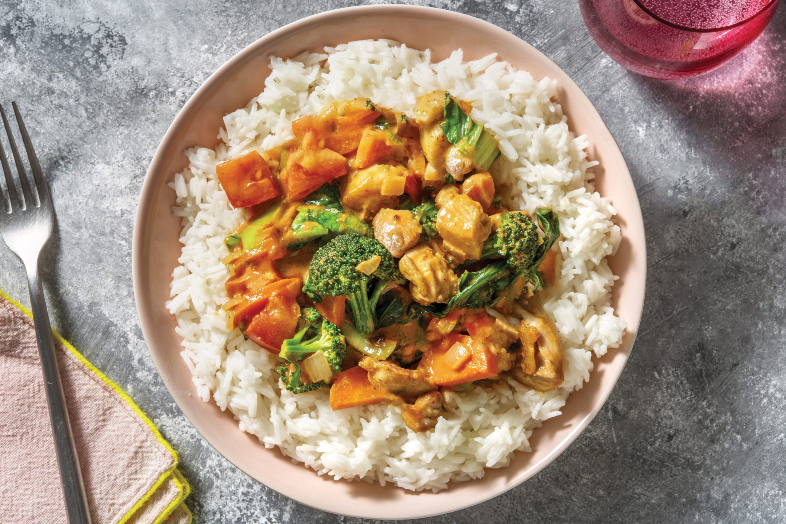 Mild Sambal Tofu Curry