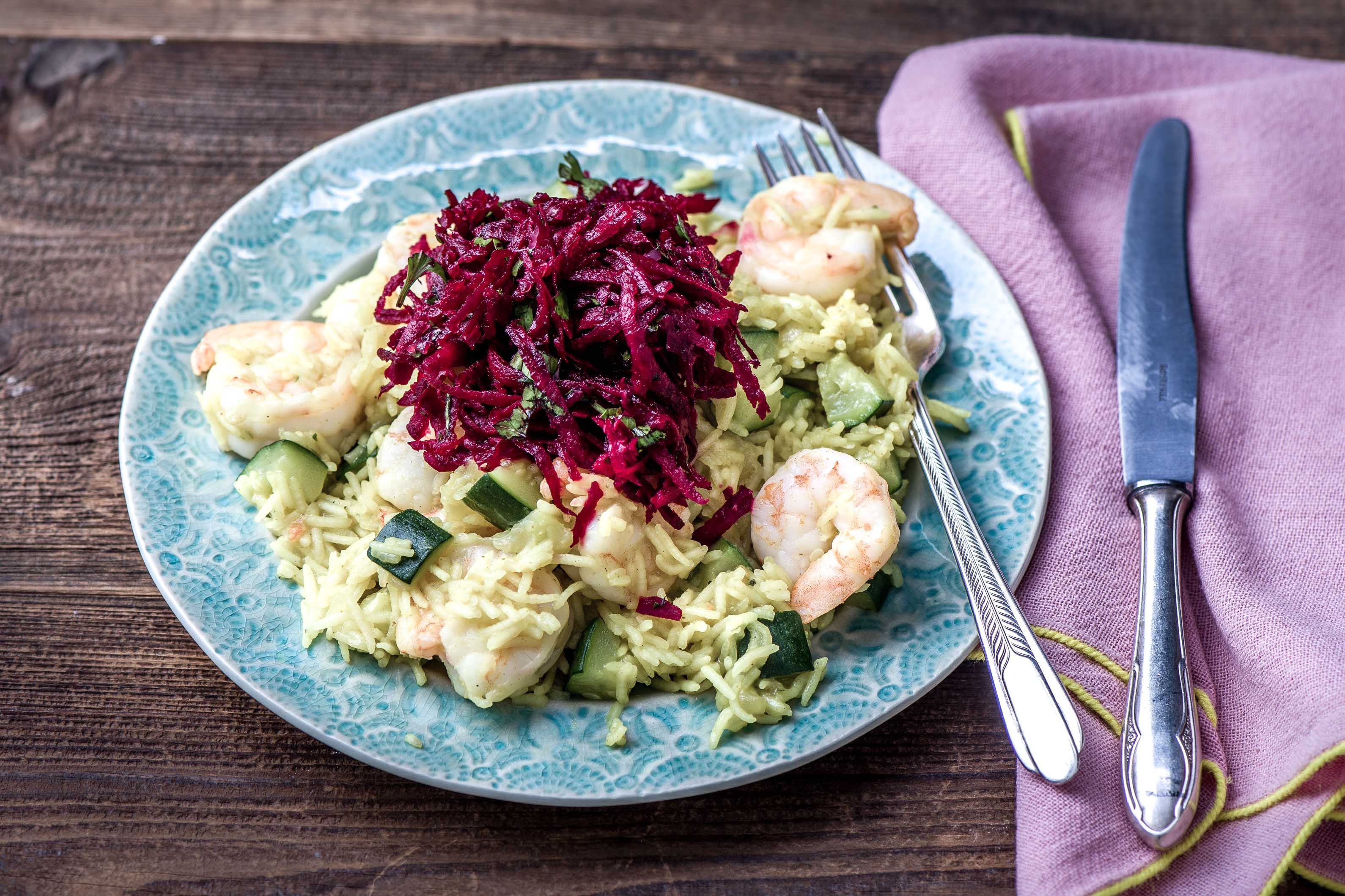 Sri Lankan Prawn Pilaf