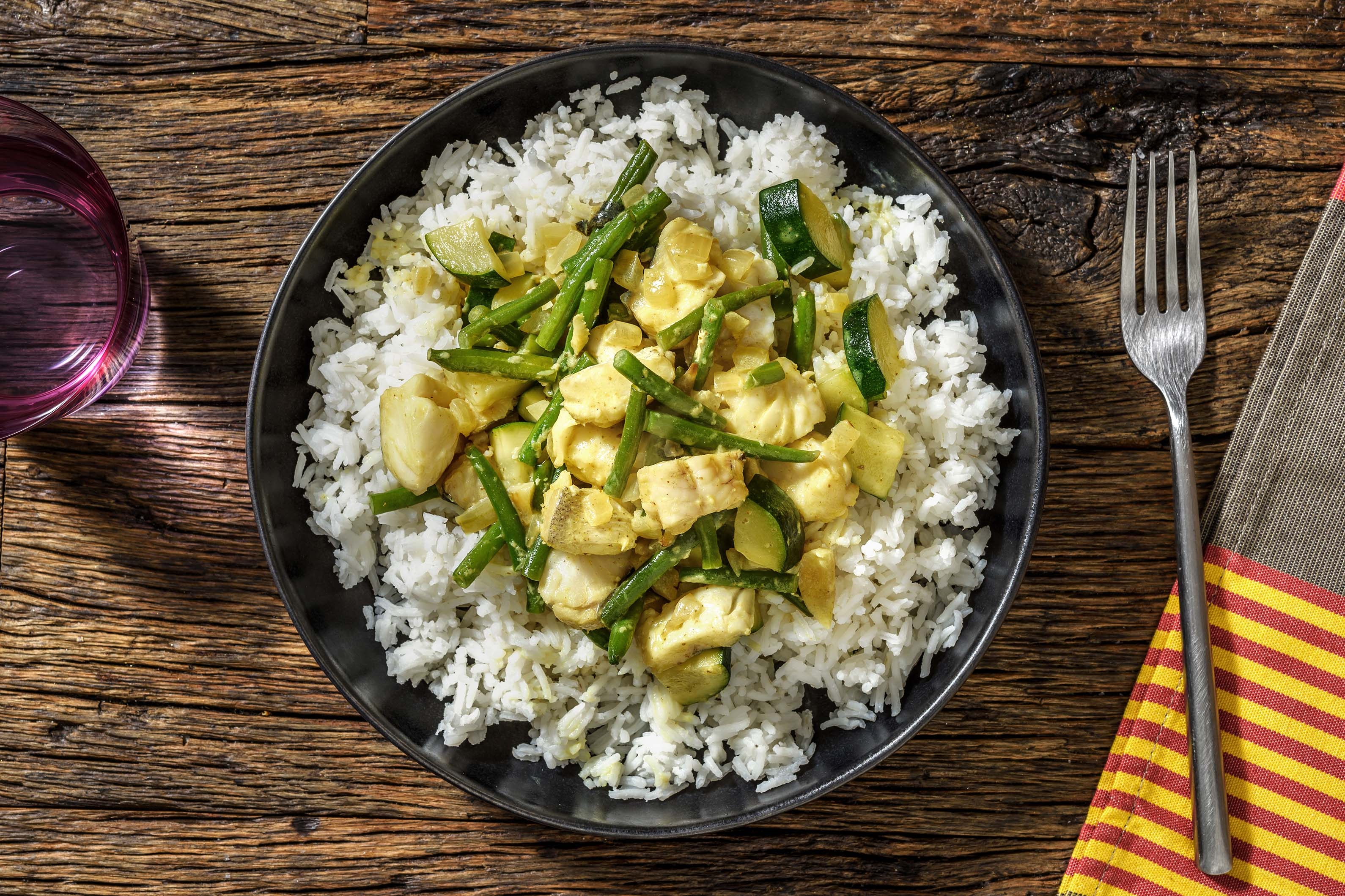 Sri Lankan Style Coconutty Hake Curry