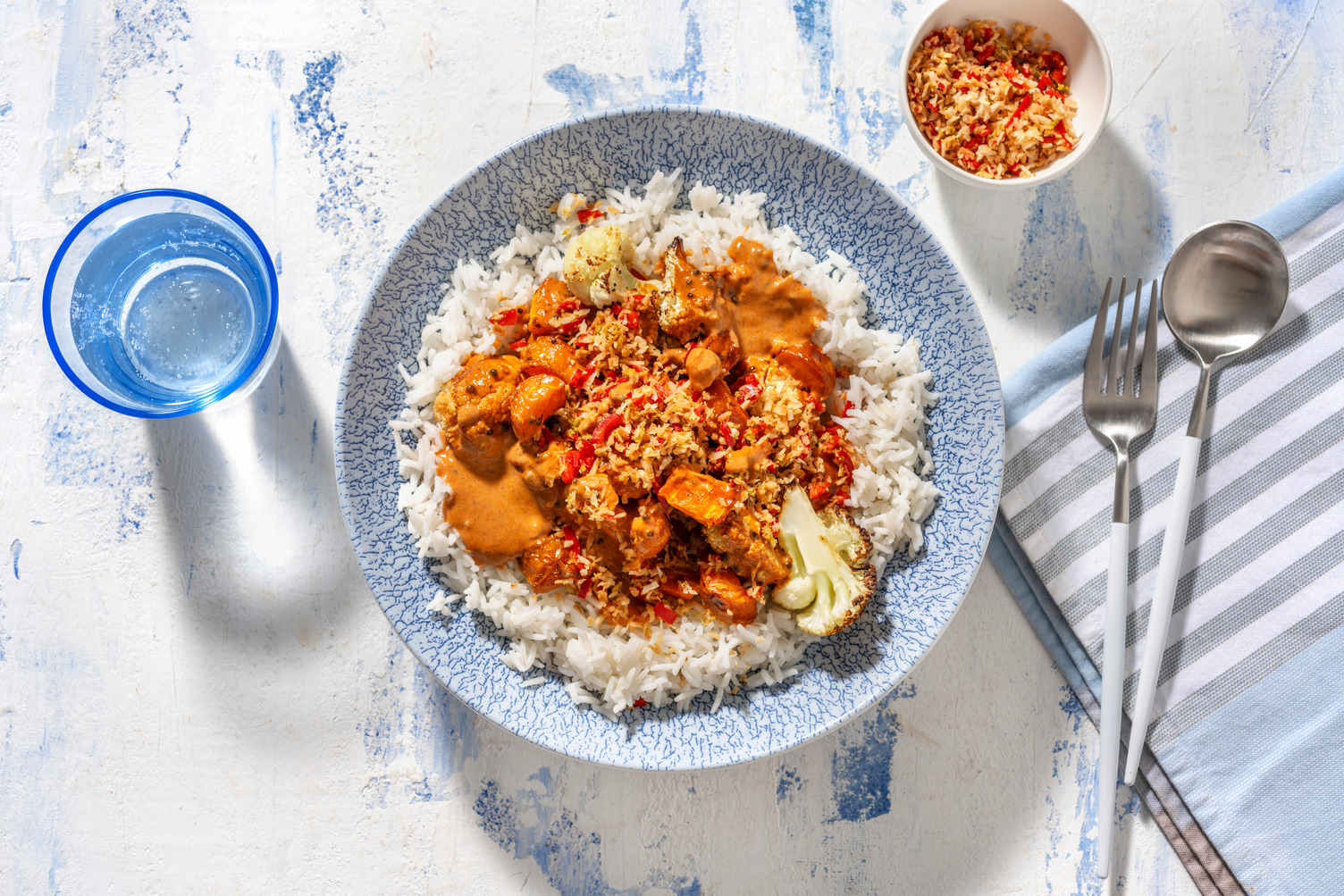 Sri Lankan Style Veggie Curry and Basmati Rice