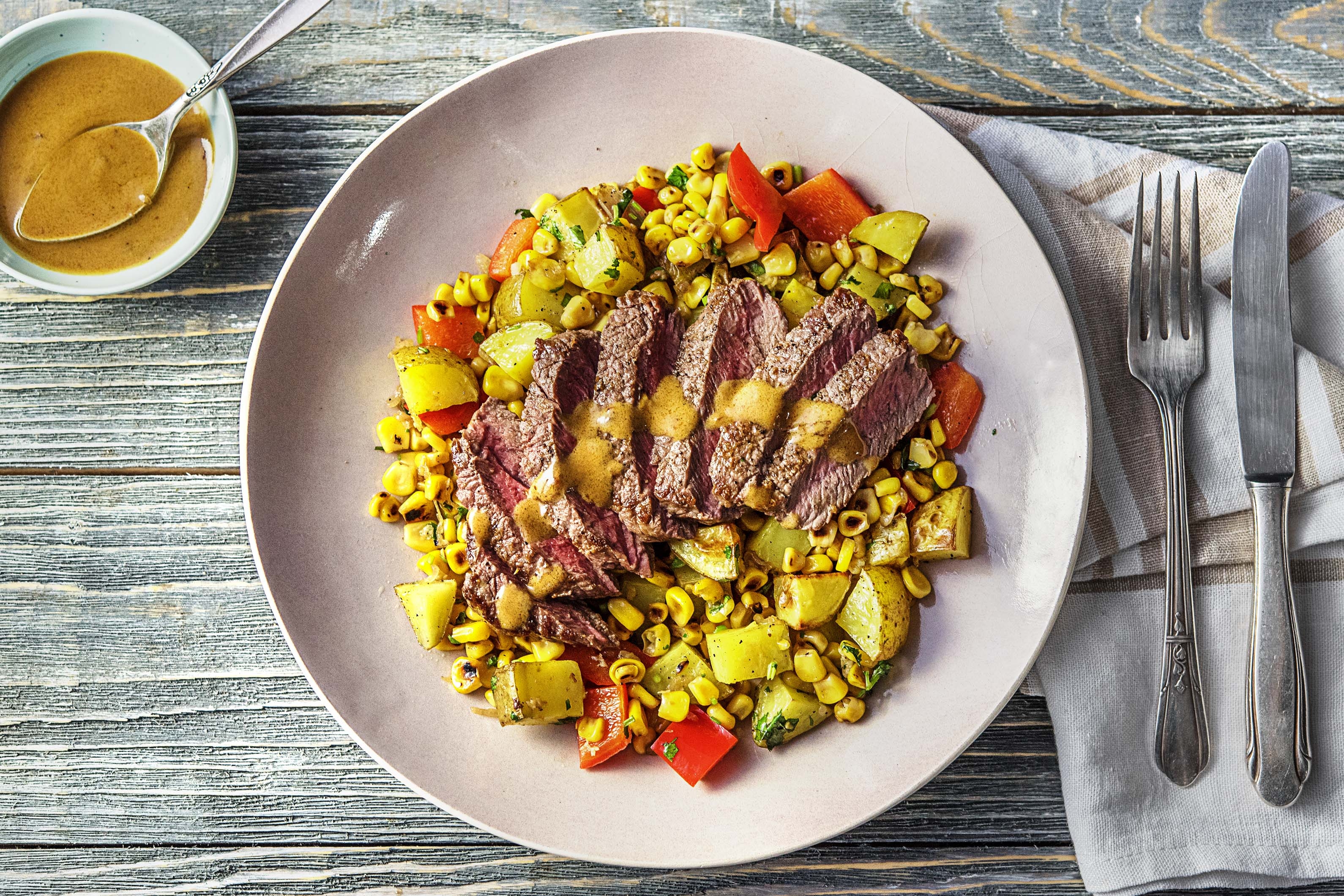 Steak and Chipotle Sauce