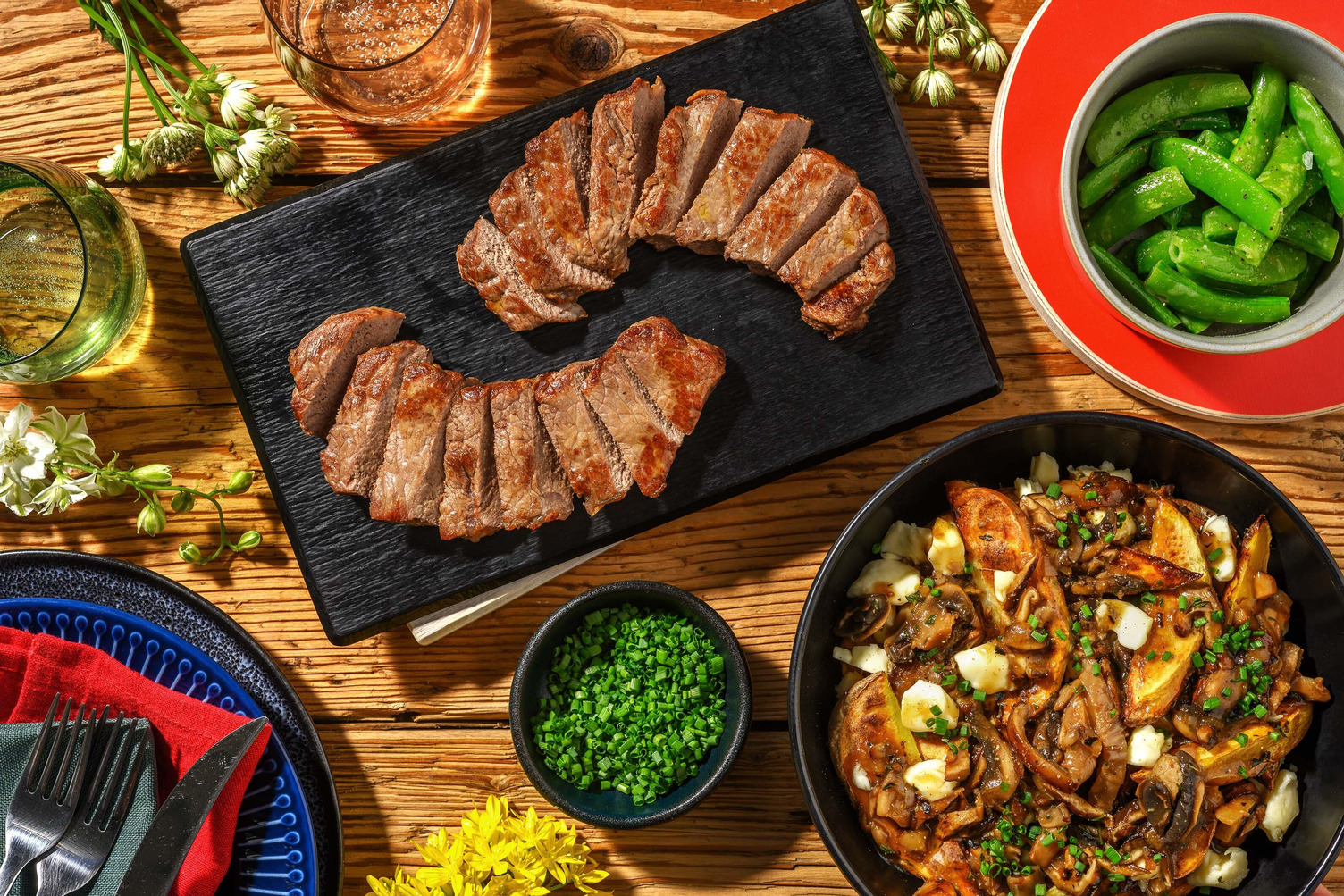 Steak and Mushroom Poutine