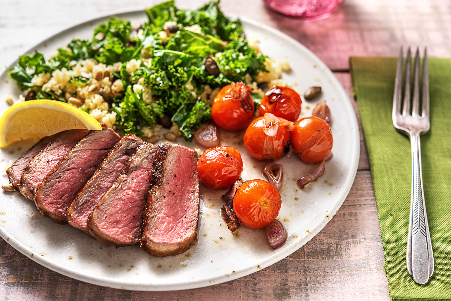 Lemon-Pepper Steak