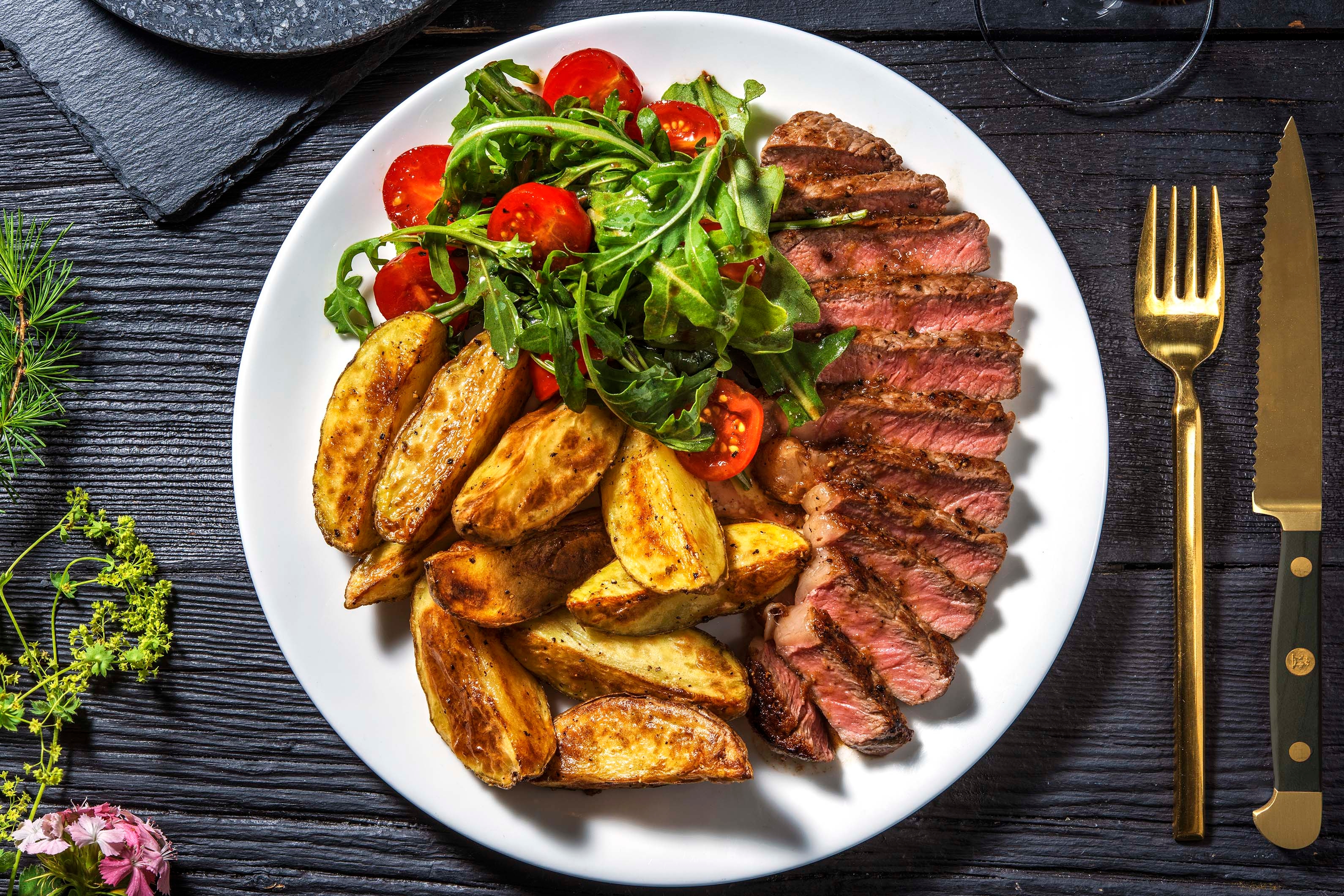 Sirloin Steak and Sundried Tomato Butter