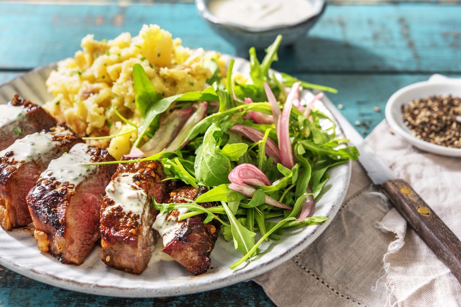 Coffee-Dukkah Rubbed Steak