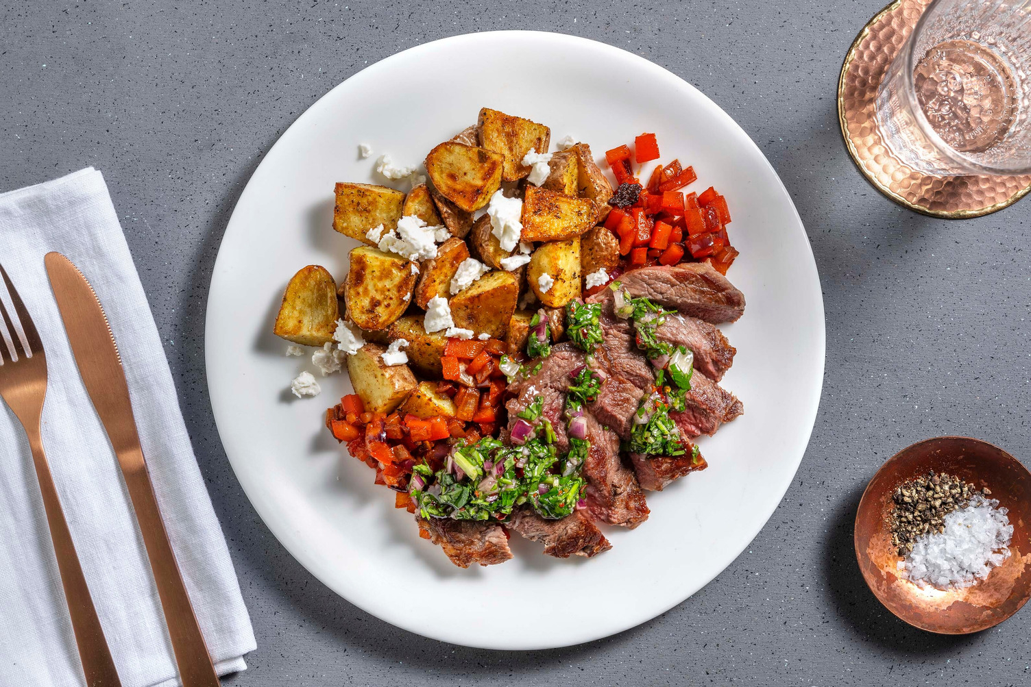 Steak & Chimichurri Sauce