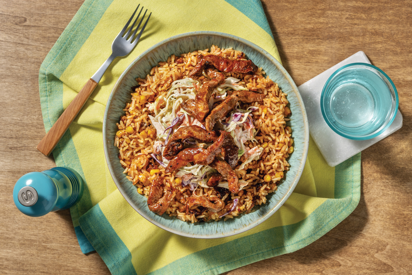 Sticky Beef & Chipotle Brown Rice Bowl