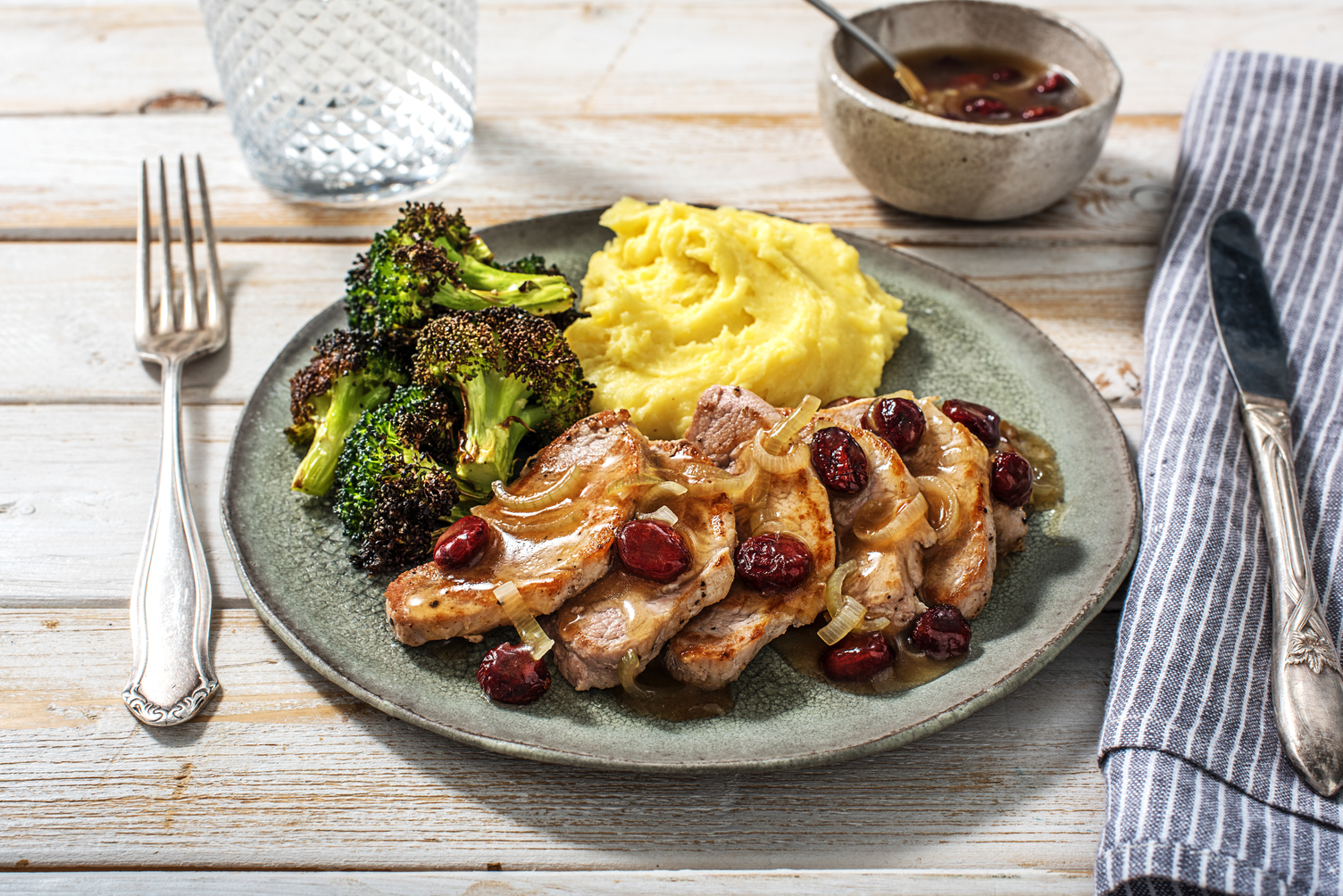 Sticky Cranberry Pork