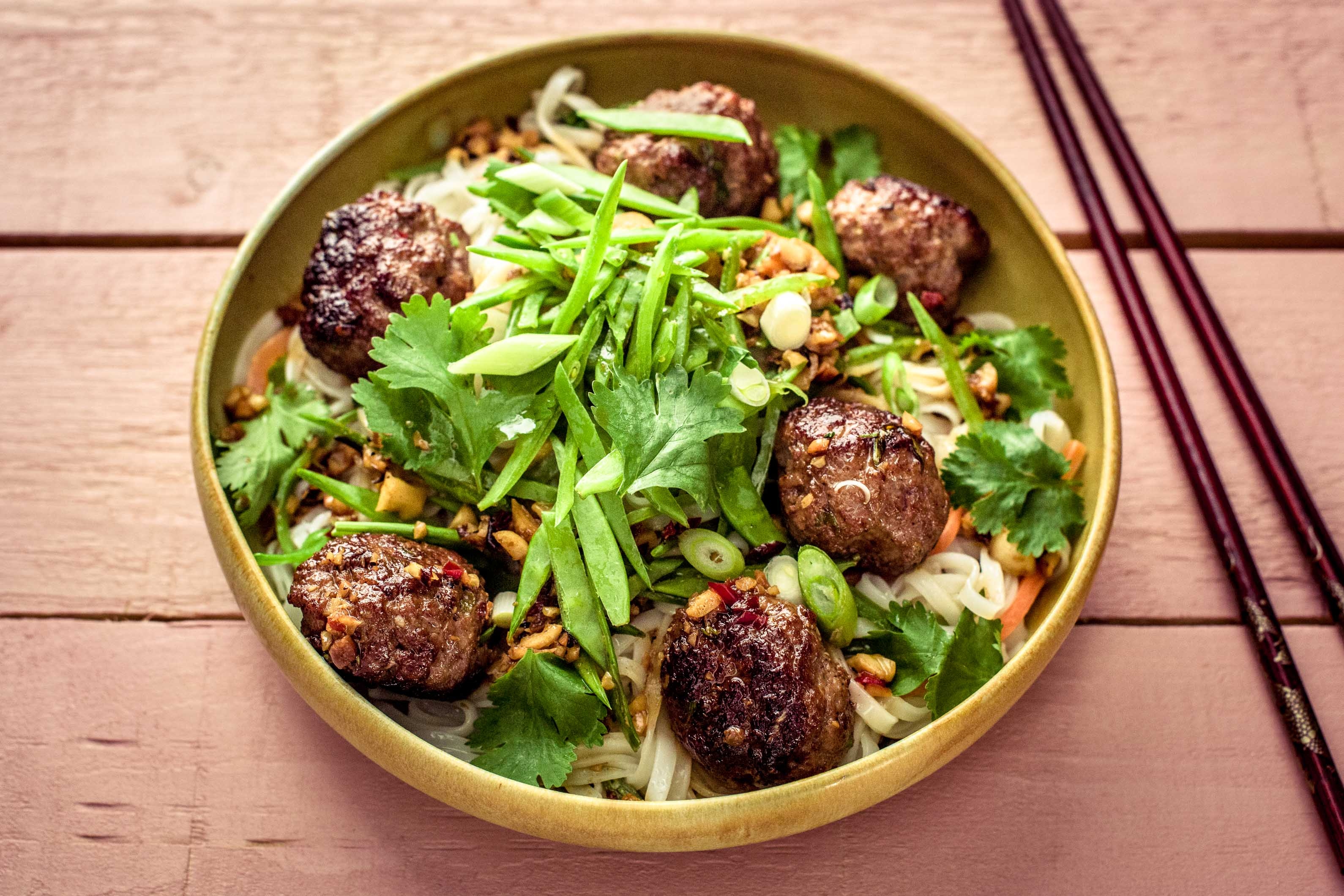 Sticky Pork Meatballs