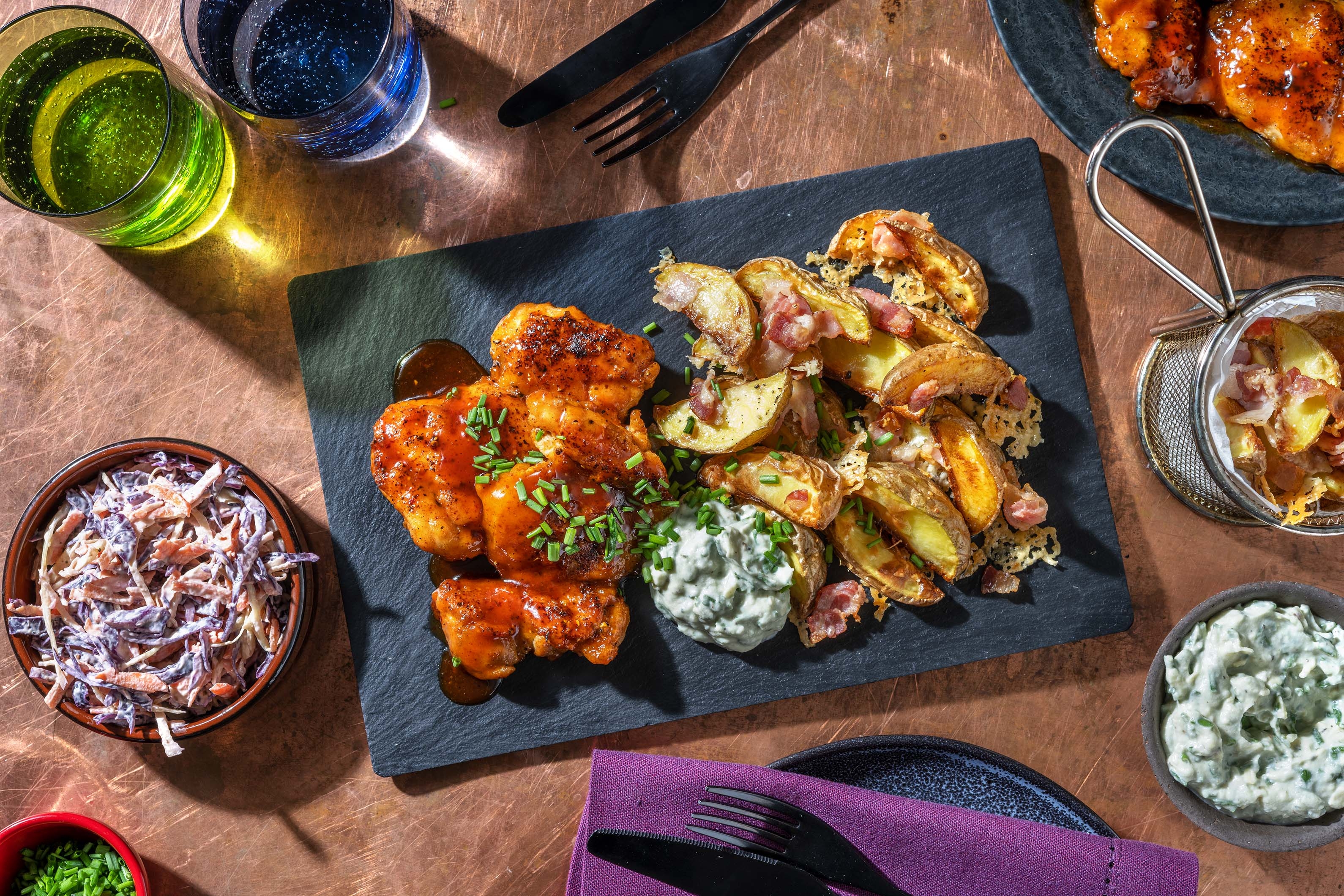 Superbowl Spicy Honey Glazed Chicken