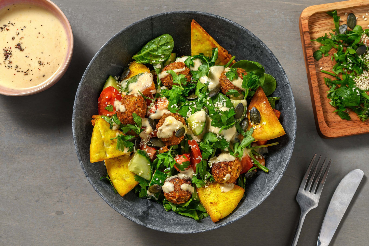 Supercharged Falafel Bowls