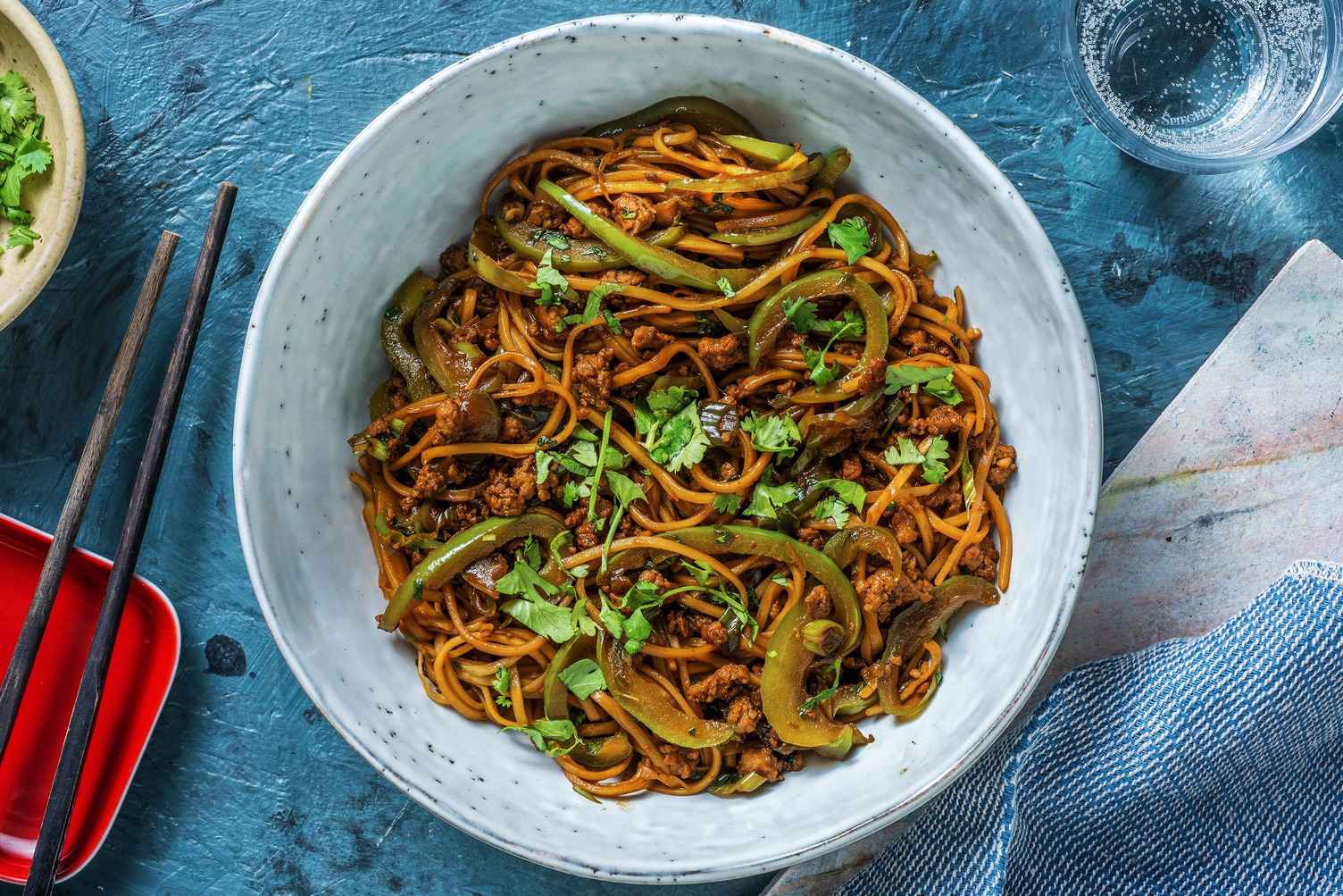 Super Quick Asian-Spiced Pork Noodles