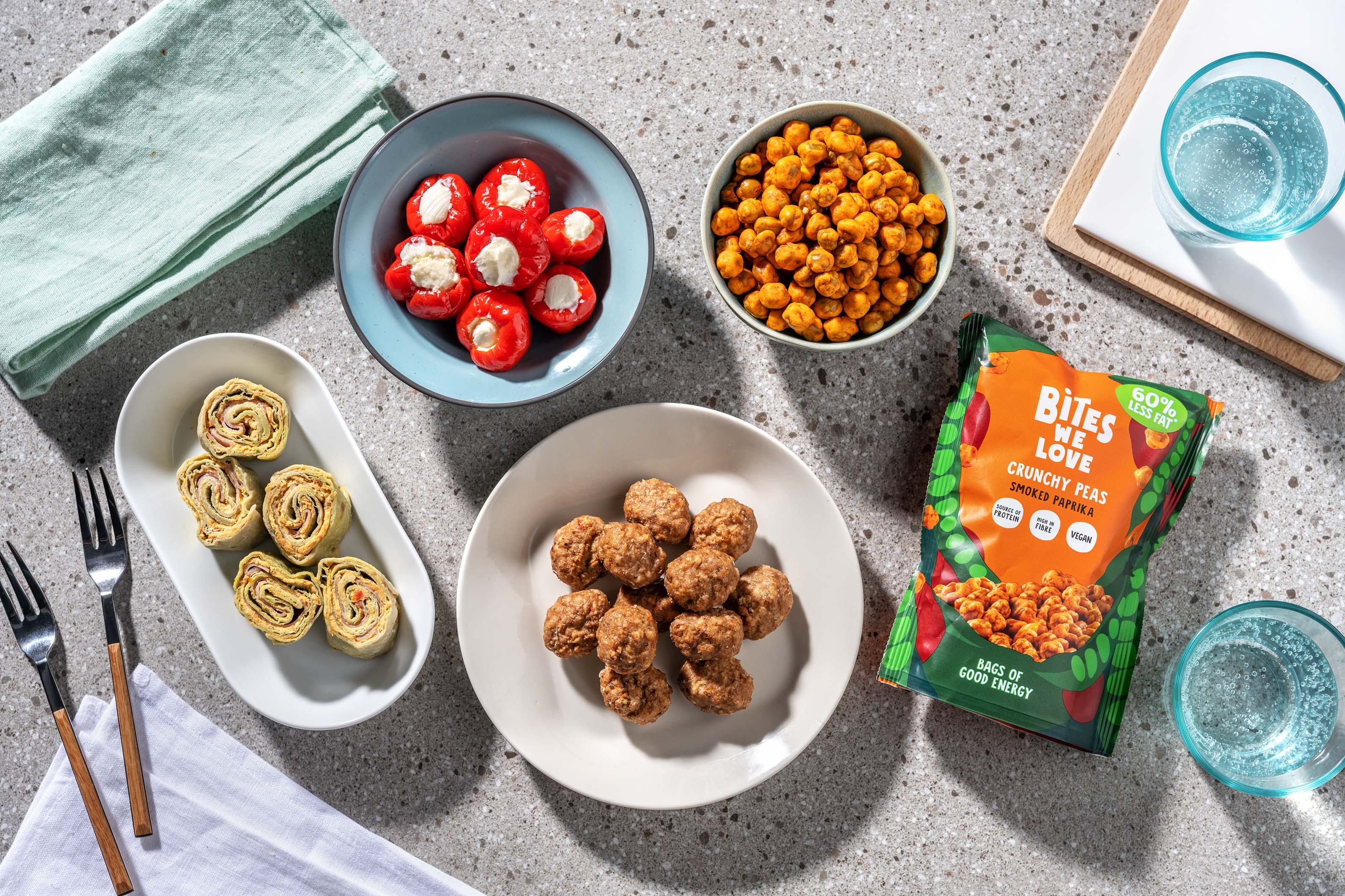 Supersnelle borrelplank