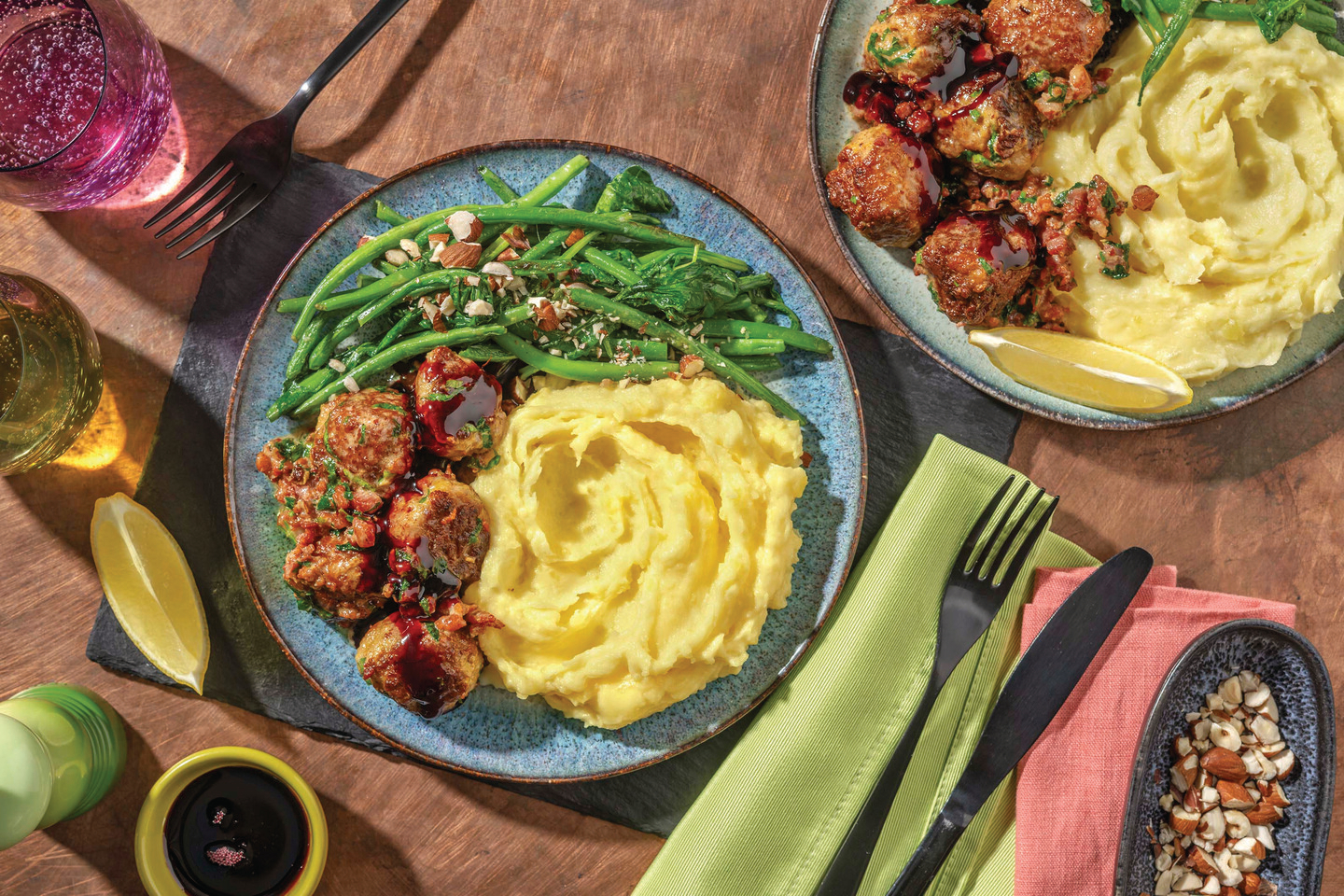 Swedish-Pork Meatballs & Cherry Sauce