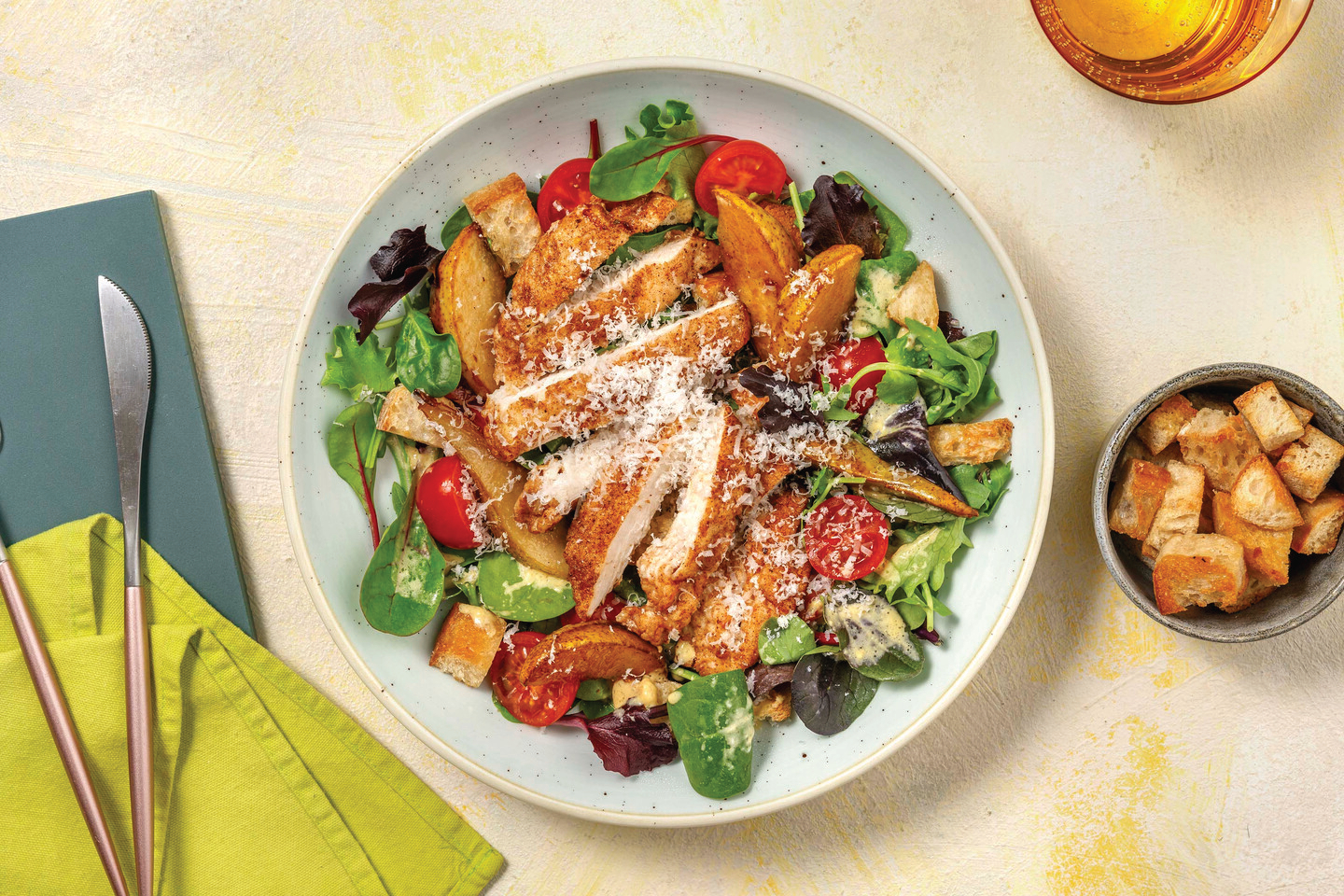 Aussie Chicken & Caramelised Pear Salad