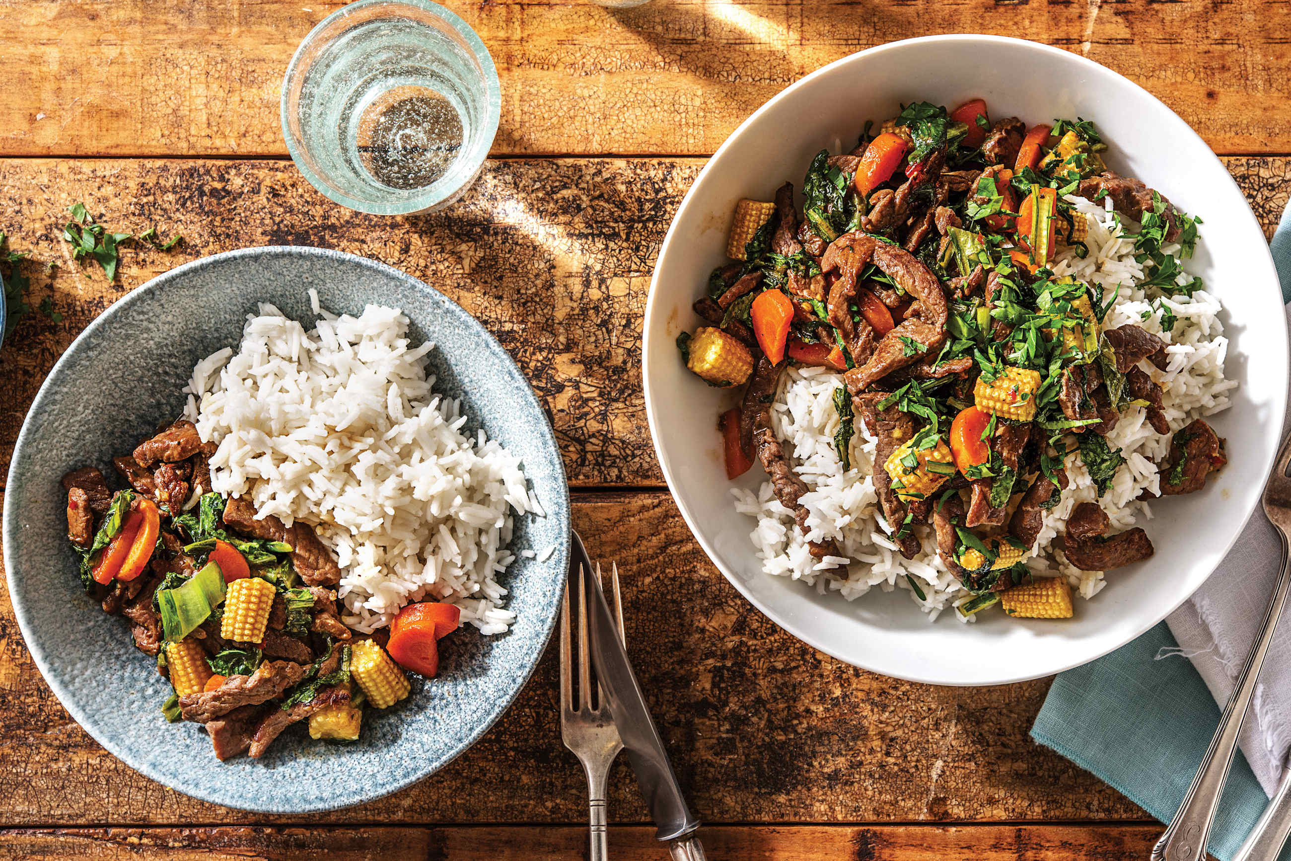 Thai-Style Beef & Baby Corn Stir-Fry